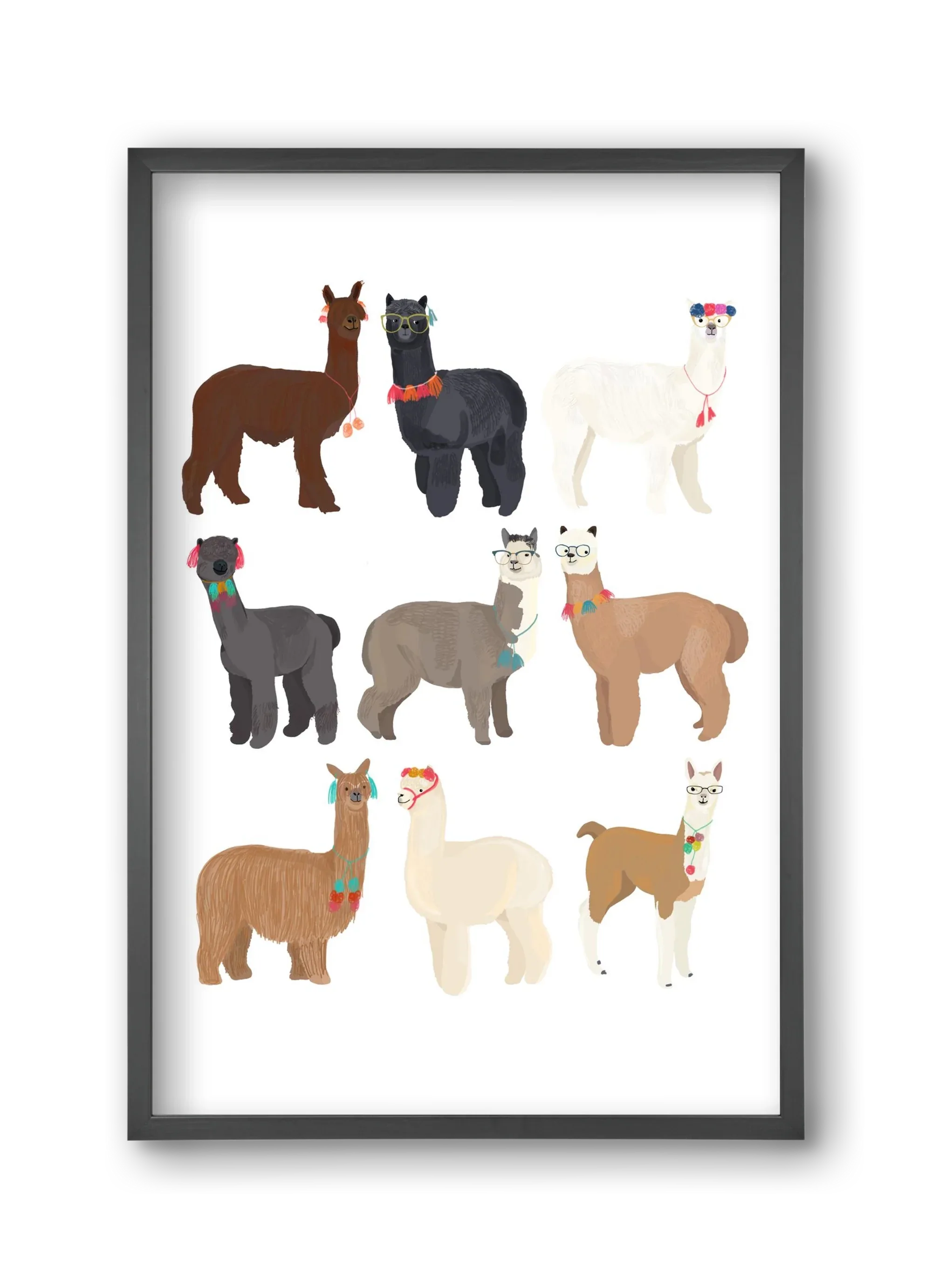 Standin Llama Print - artbridge