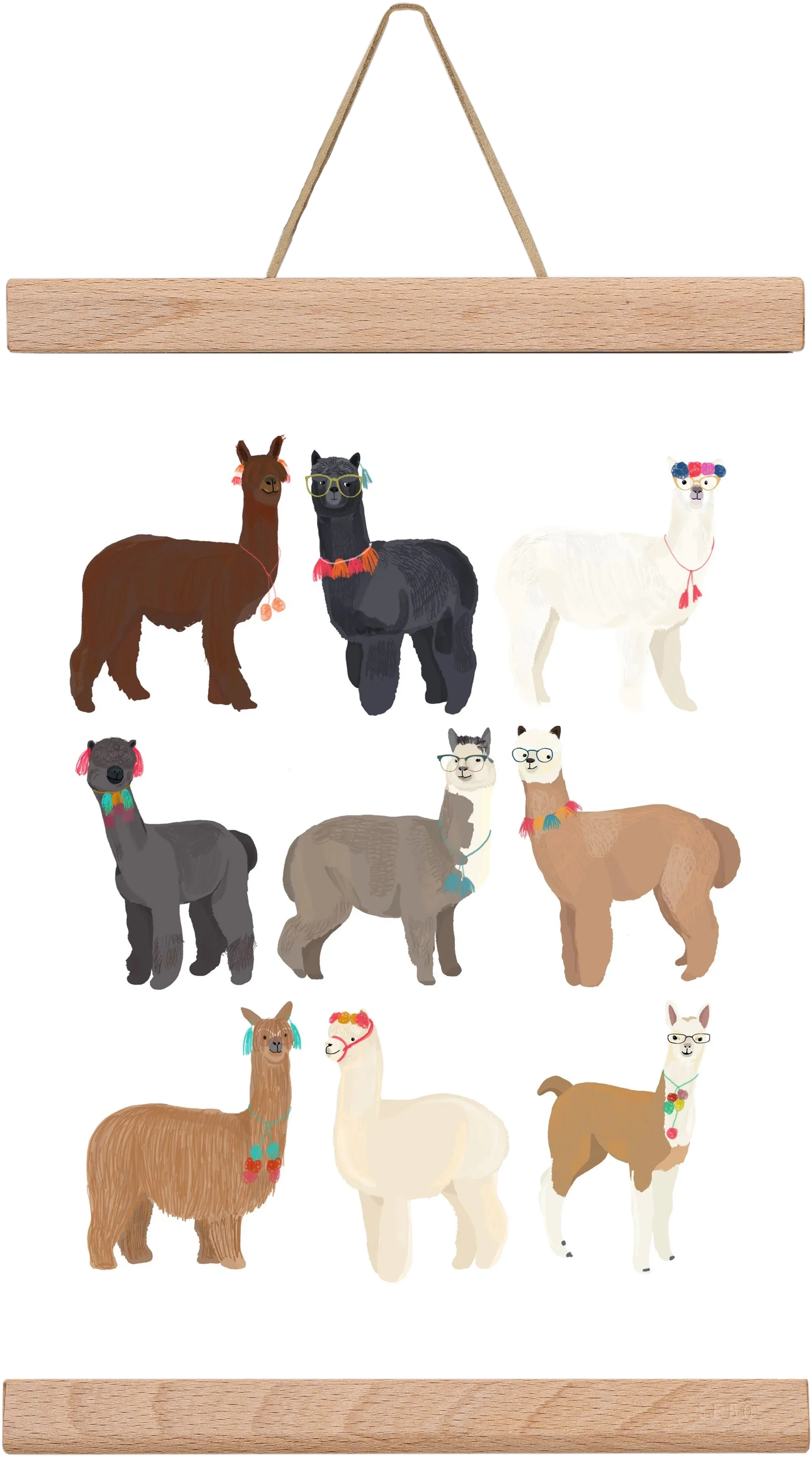 Standin Llama Print - artbridge
