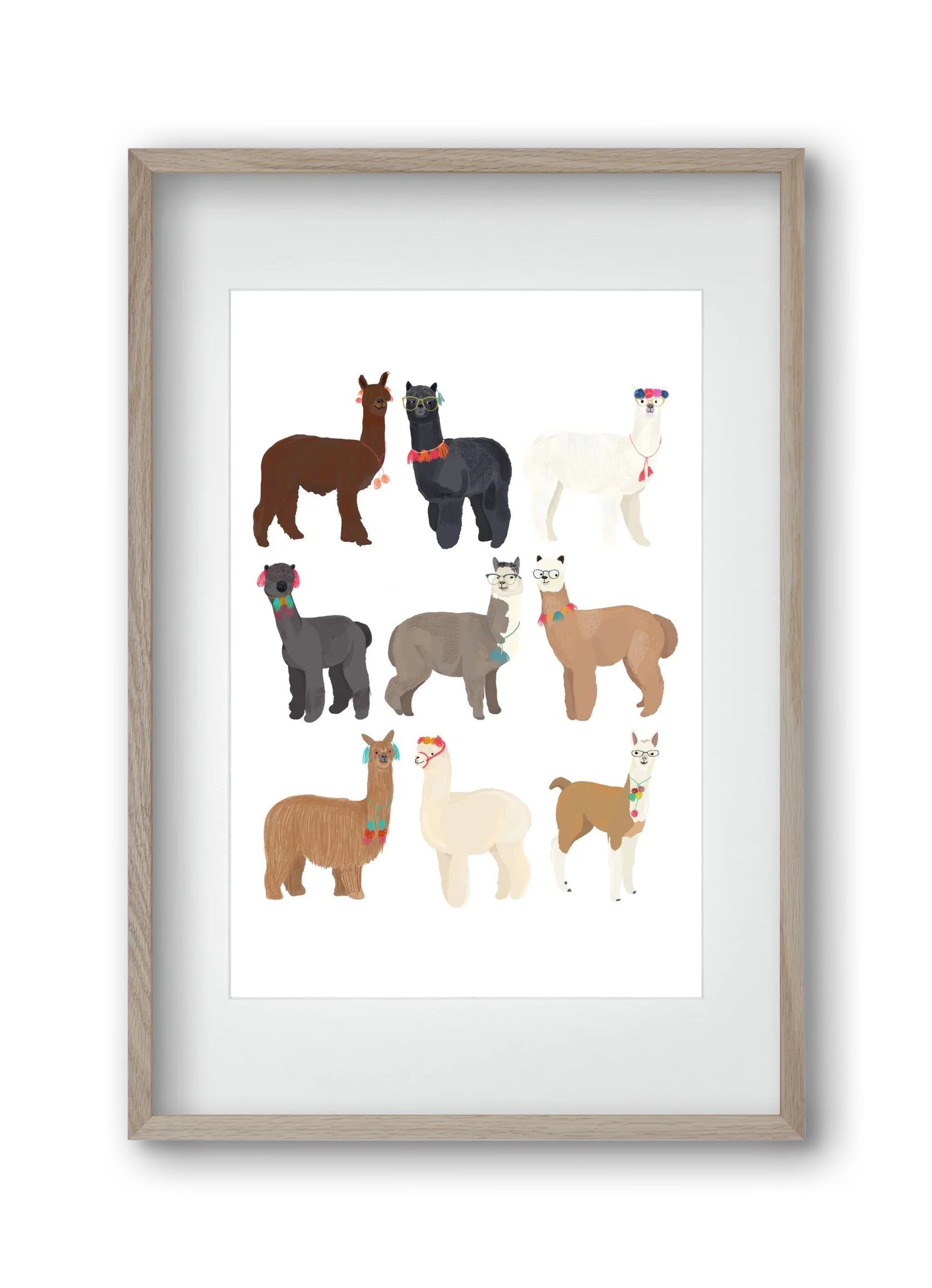 Standin Llama Print - artbridge