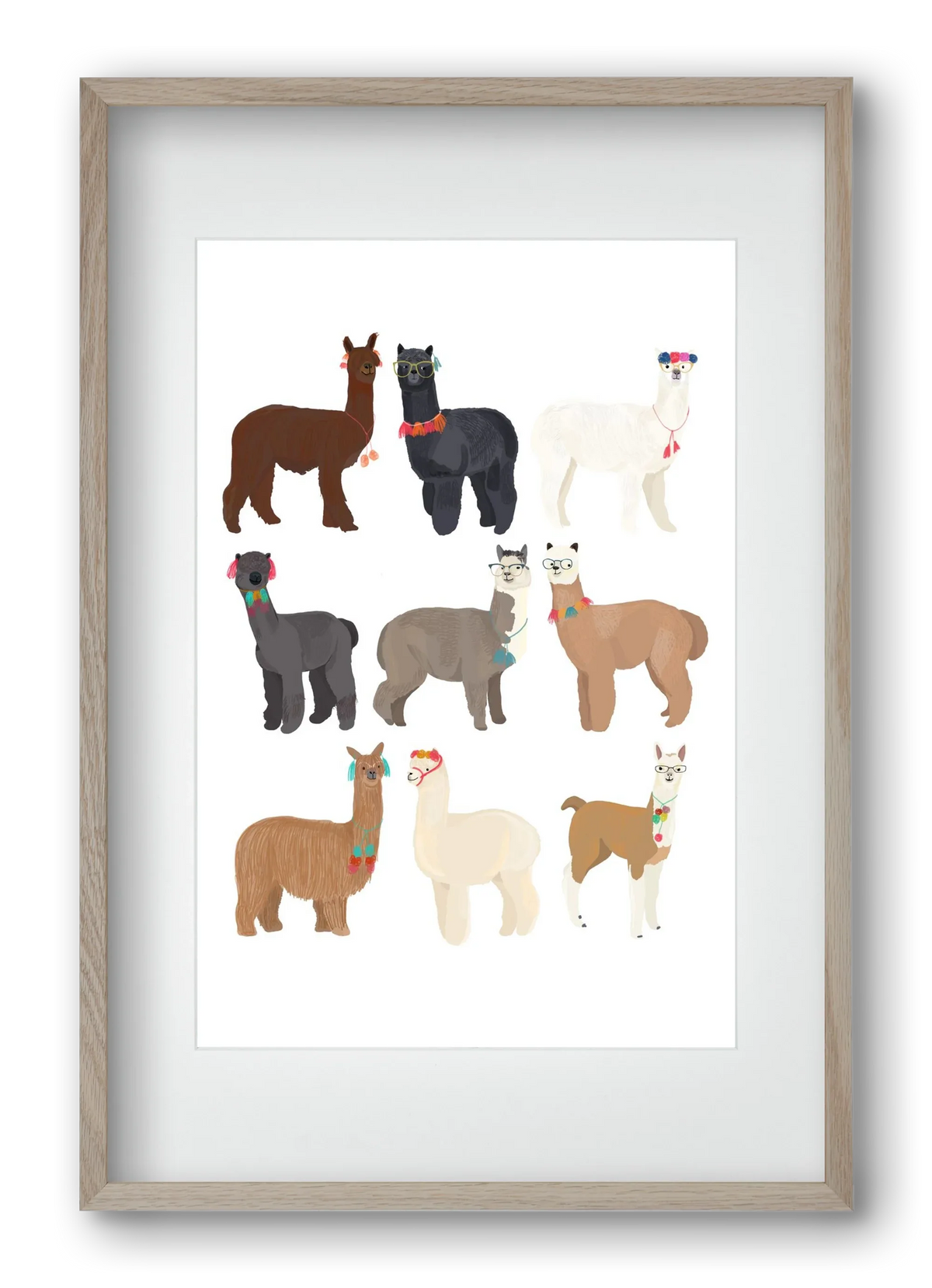 Standin Llama Print - artbridge