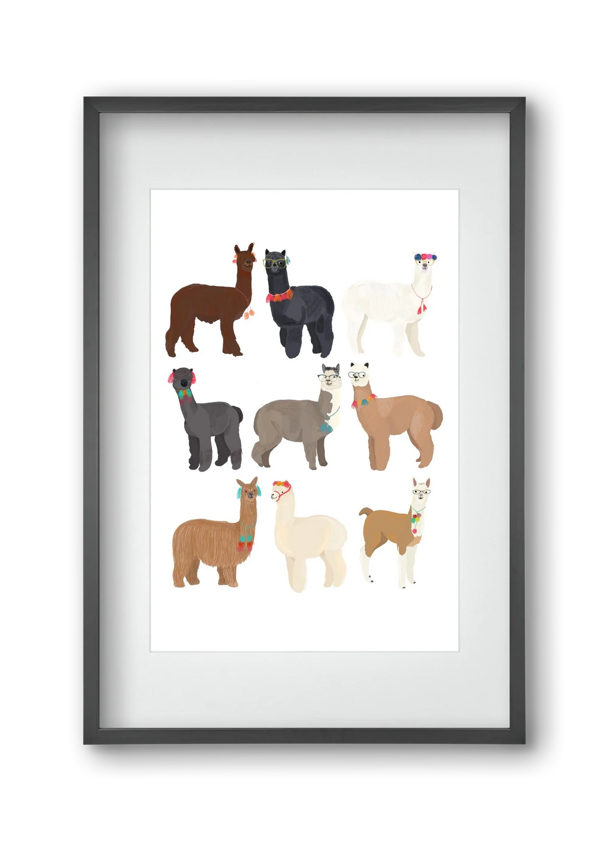 Standin Llama Print - artbridge