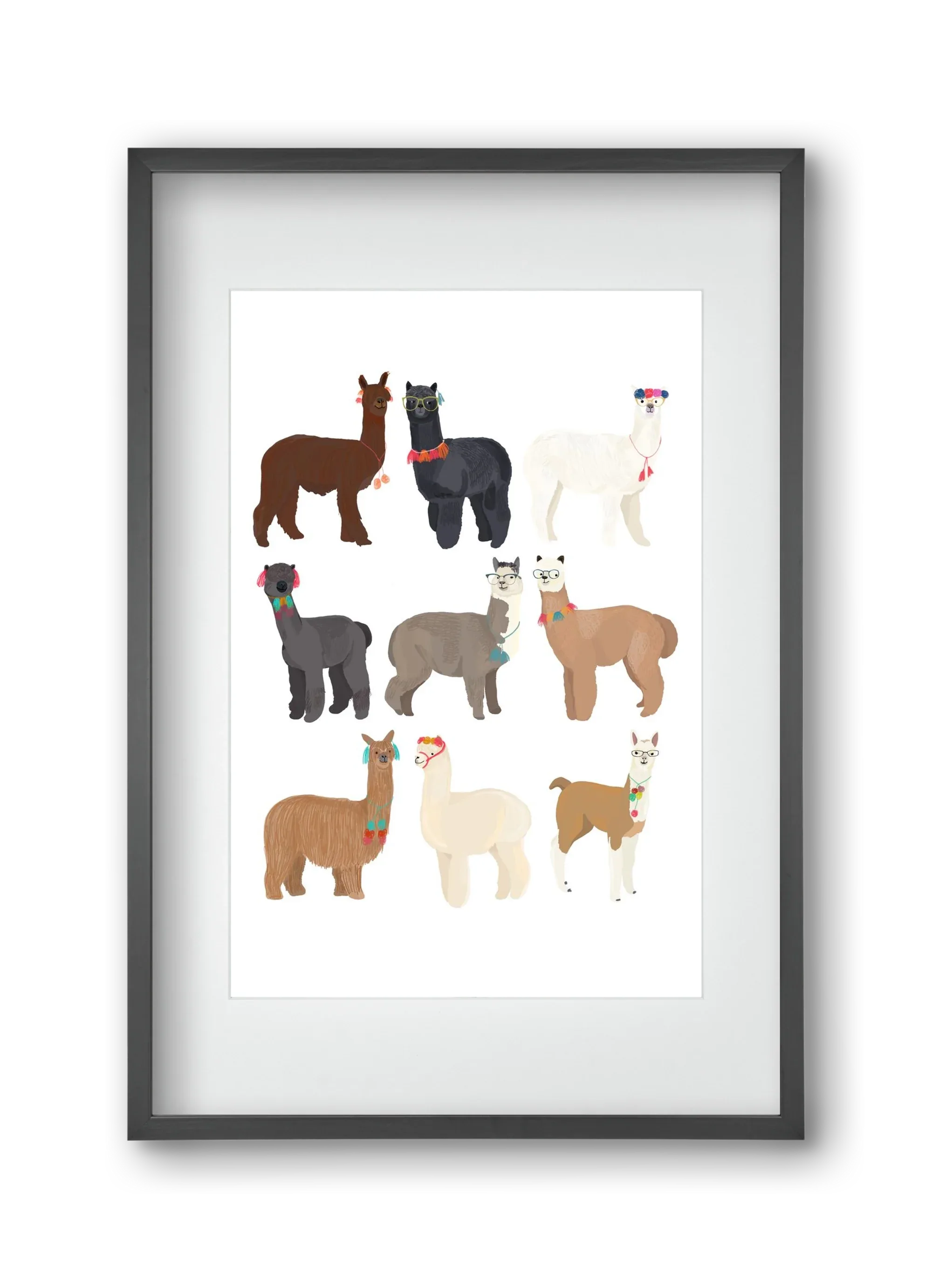 Standin Llama Print - artbridge