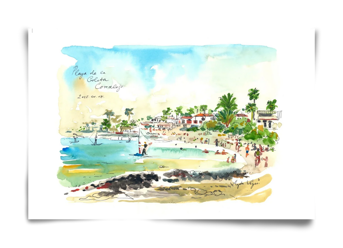 Playa de la Goleta, Corralejo, Fuerteventura - 2025.01.18 - artbridge