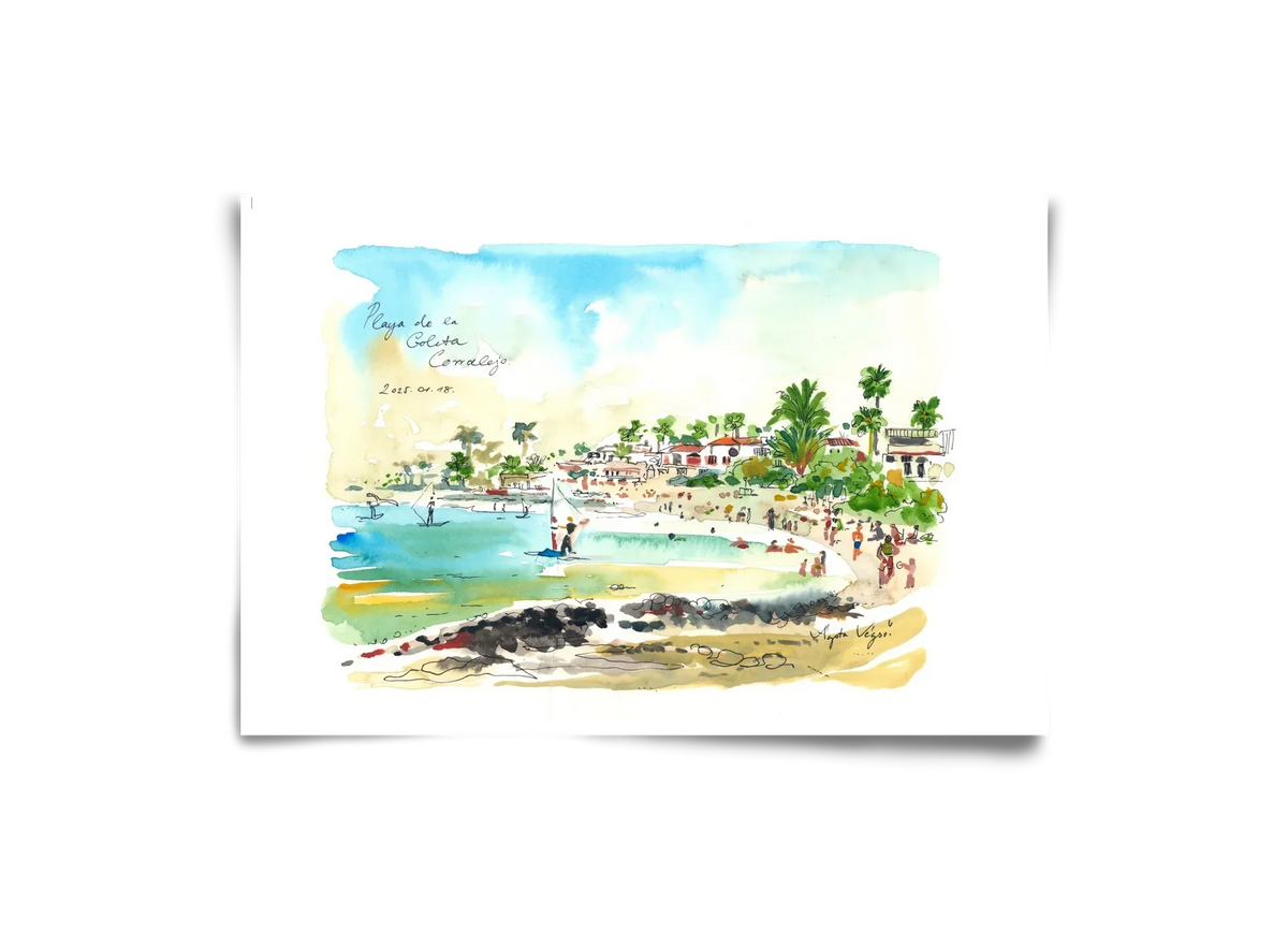 Playa de la Goleta, Corralejo, Fuerteventura - 2025.01.18 - artbridge