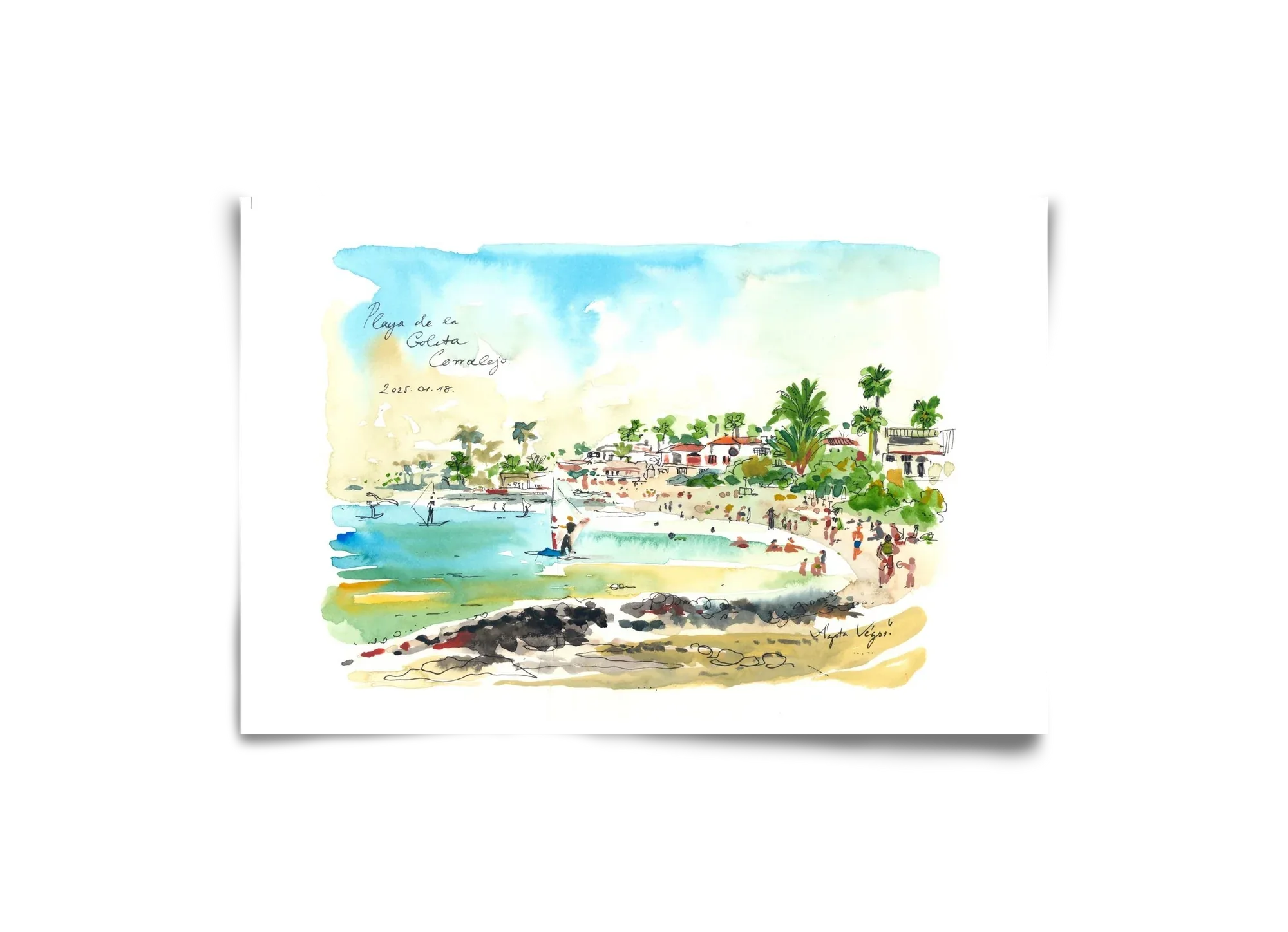 Playa de la Goleta, Corralejo, Fuerteventura - 2025.01.18 - artbridge