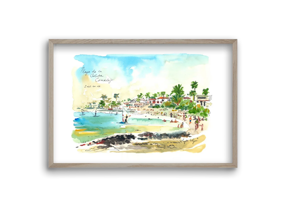 Playa de la Goleta, Corralejo, Fuerteventura - 2025.01.18 - artbridge