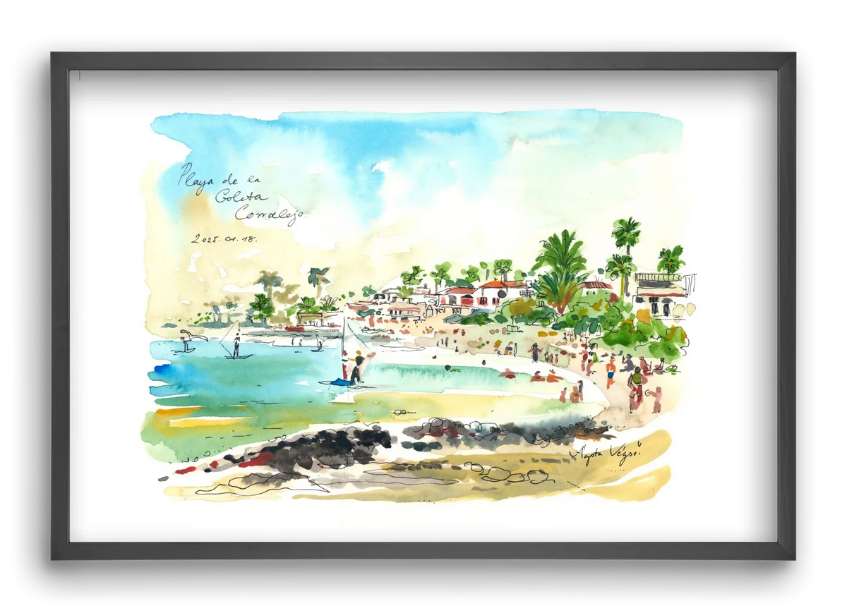 Playa de la Goleta, Corralejo, Fuerteventura - 2025.01.18 - artbridge