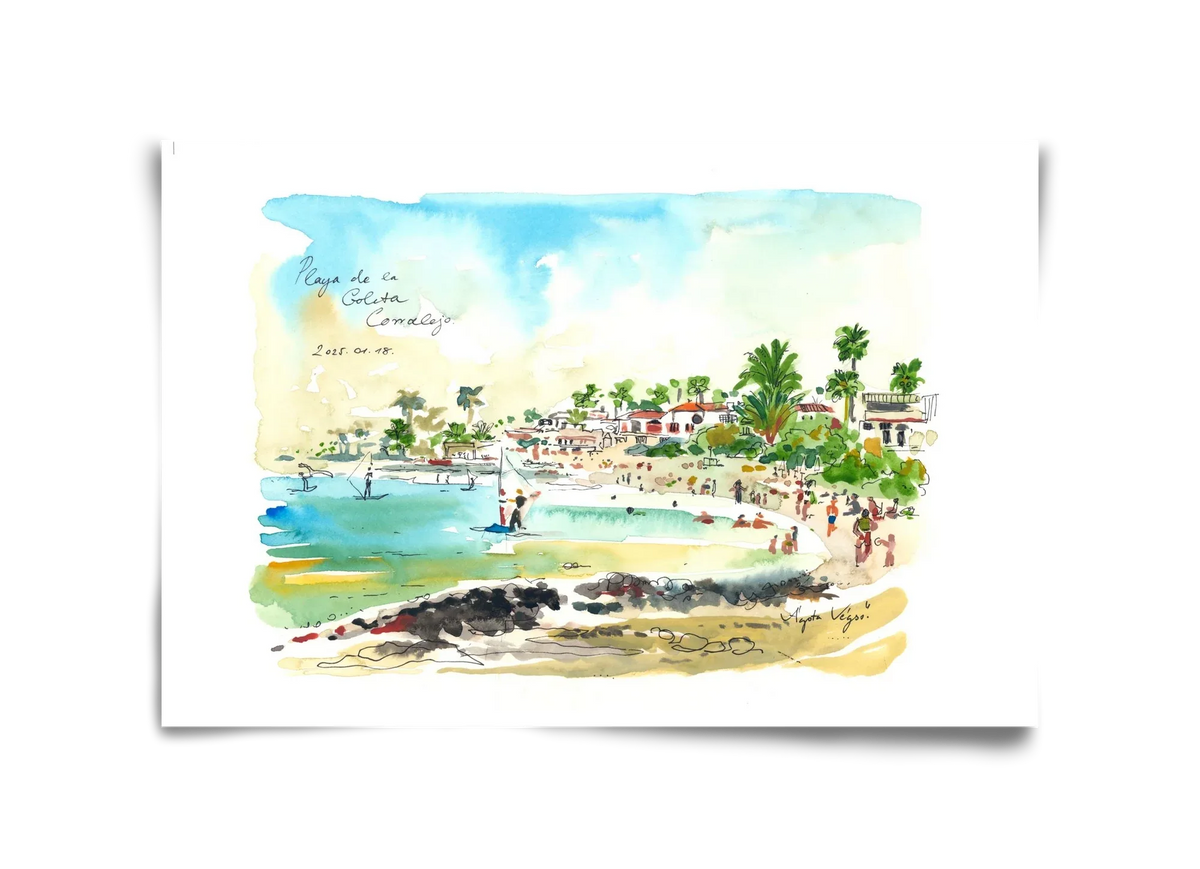 Playa de la Goleta, Corralejo, Fuerteventura - 2025.01.18 - artbridge