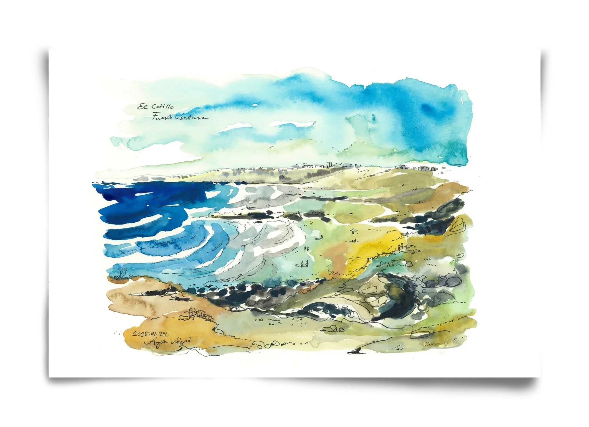 El Cotillo, Fuerteventura - 2025.01.24 - artbridge