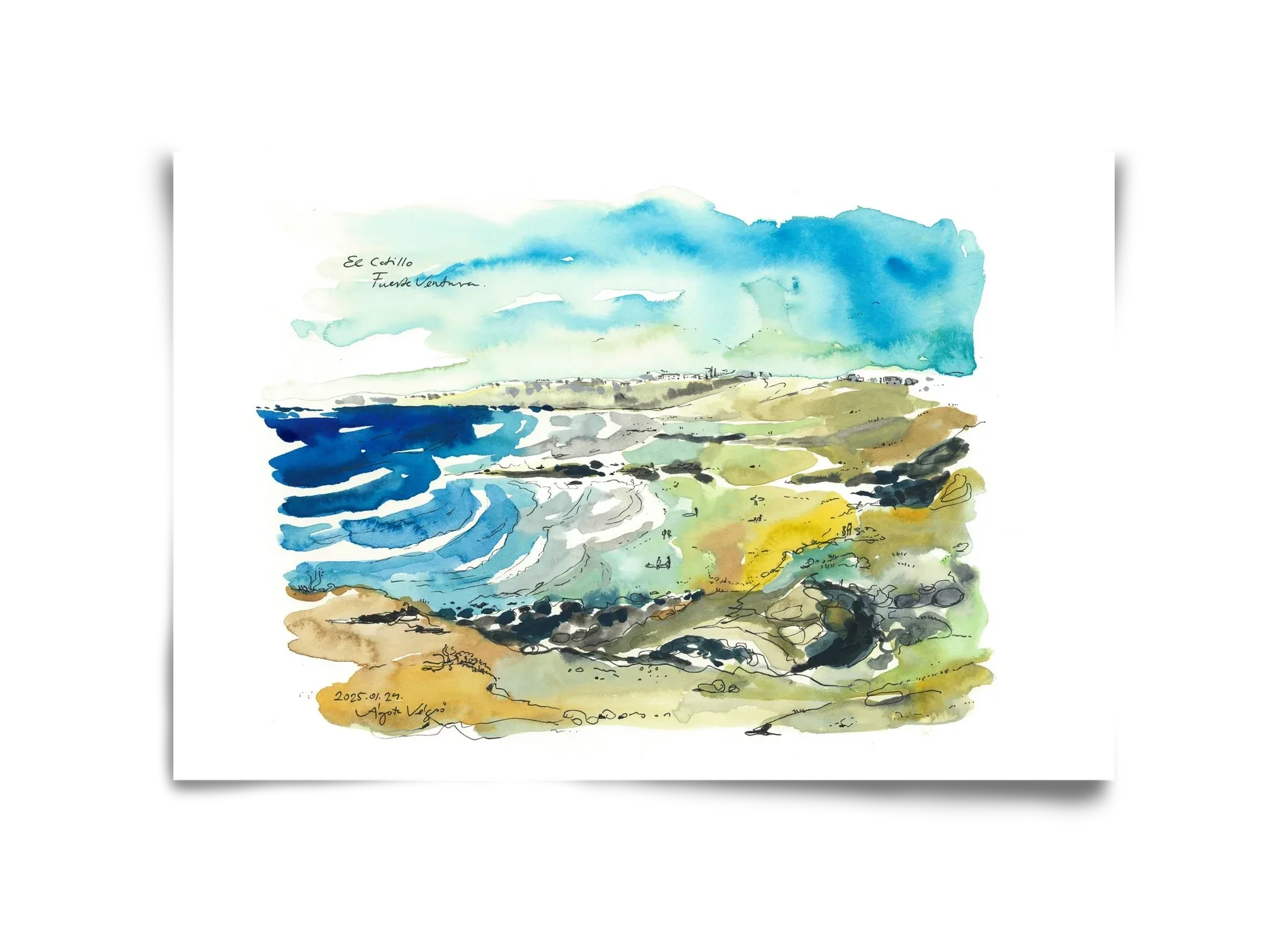 El Cotillo, Fuerteventura - 2025.01.24 - artbridge