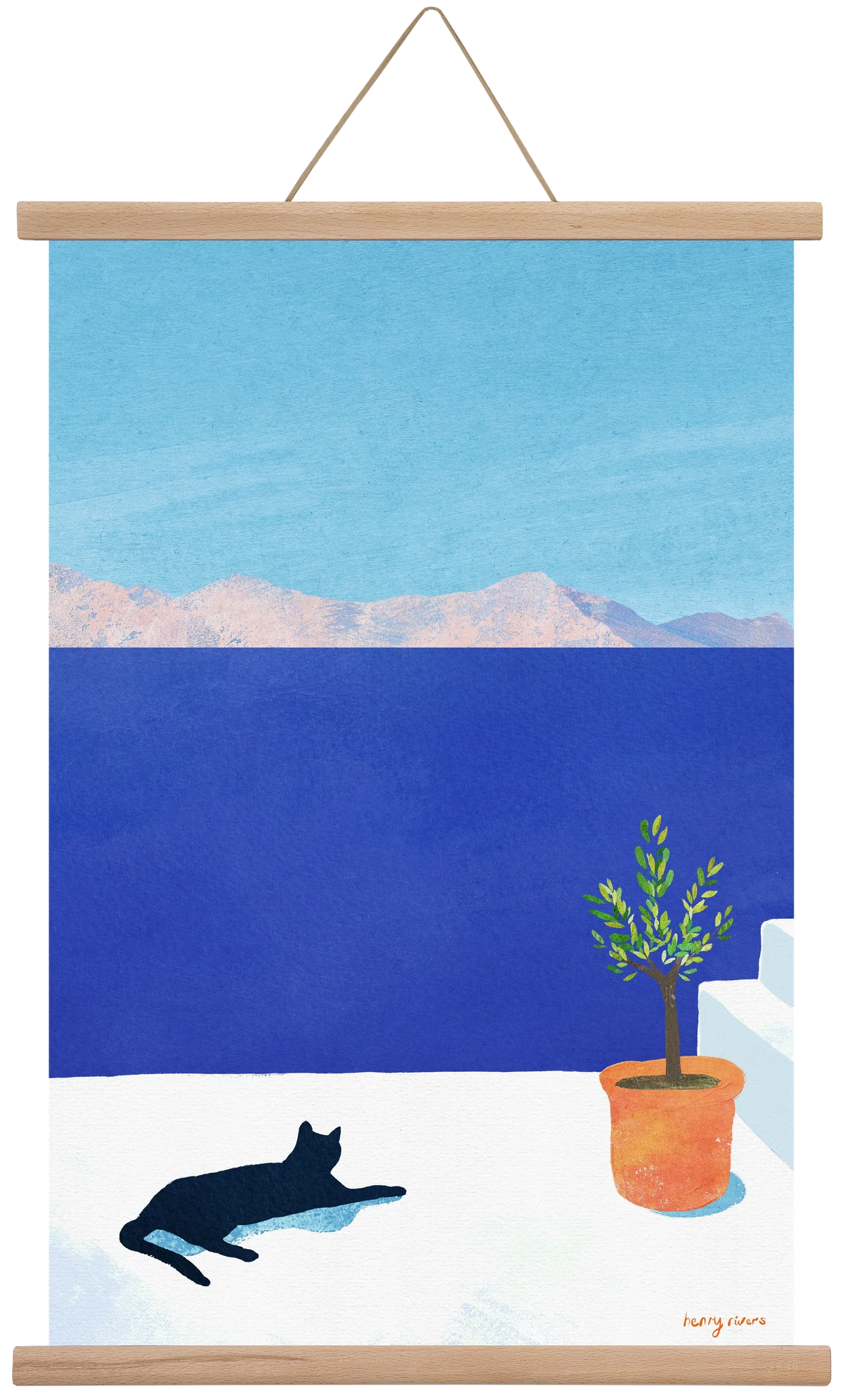 Siesta on the roof - artbridge