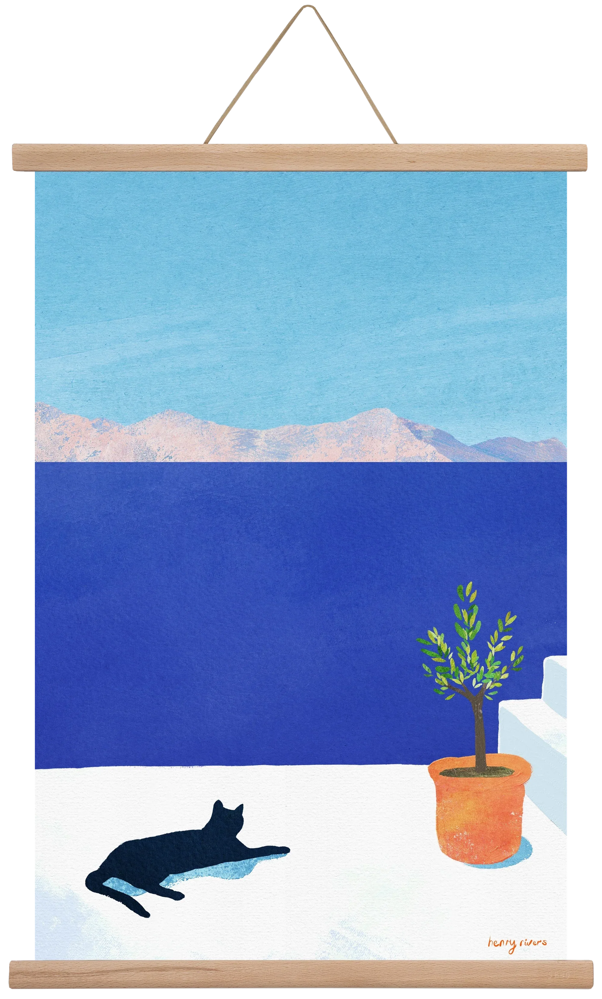 Siesta on the roof - artbridge