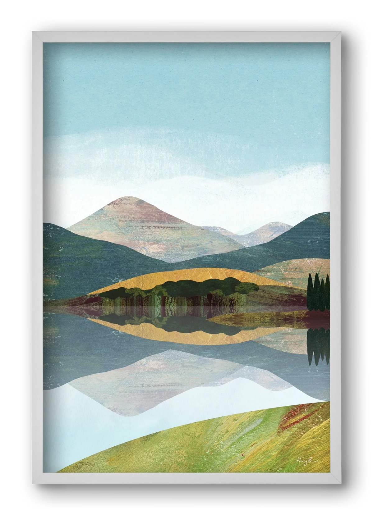 Mountain lake - artbridge