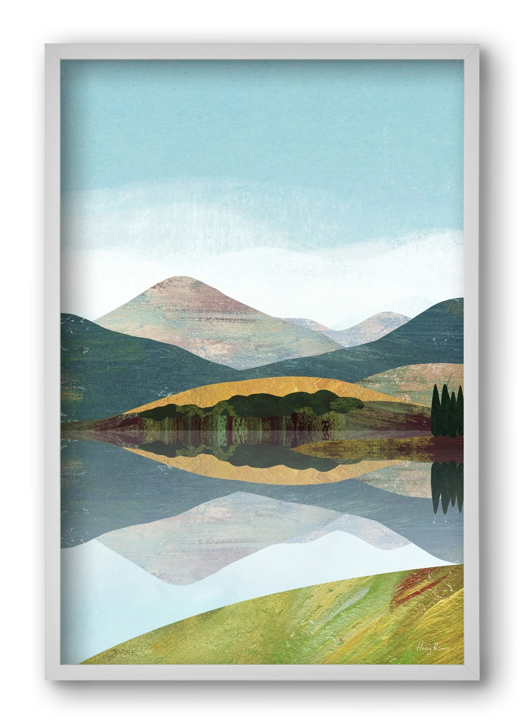 Mountain lake - artbridge