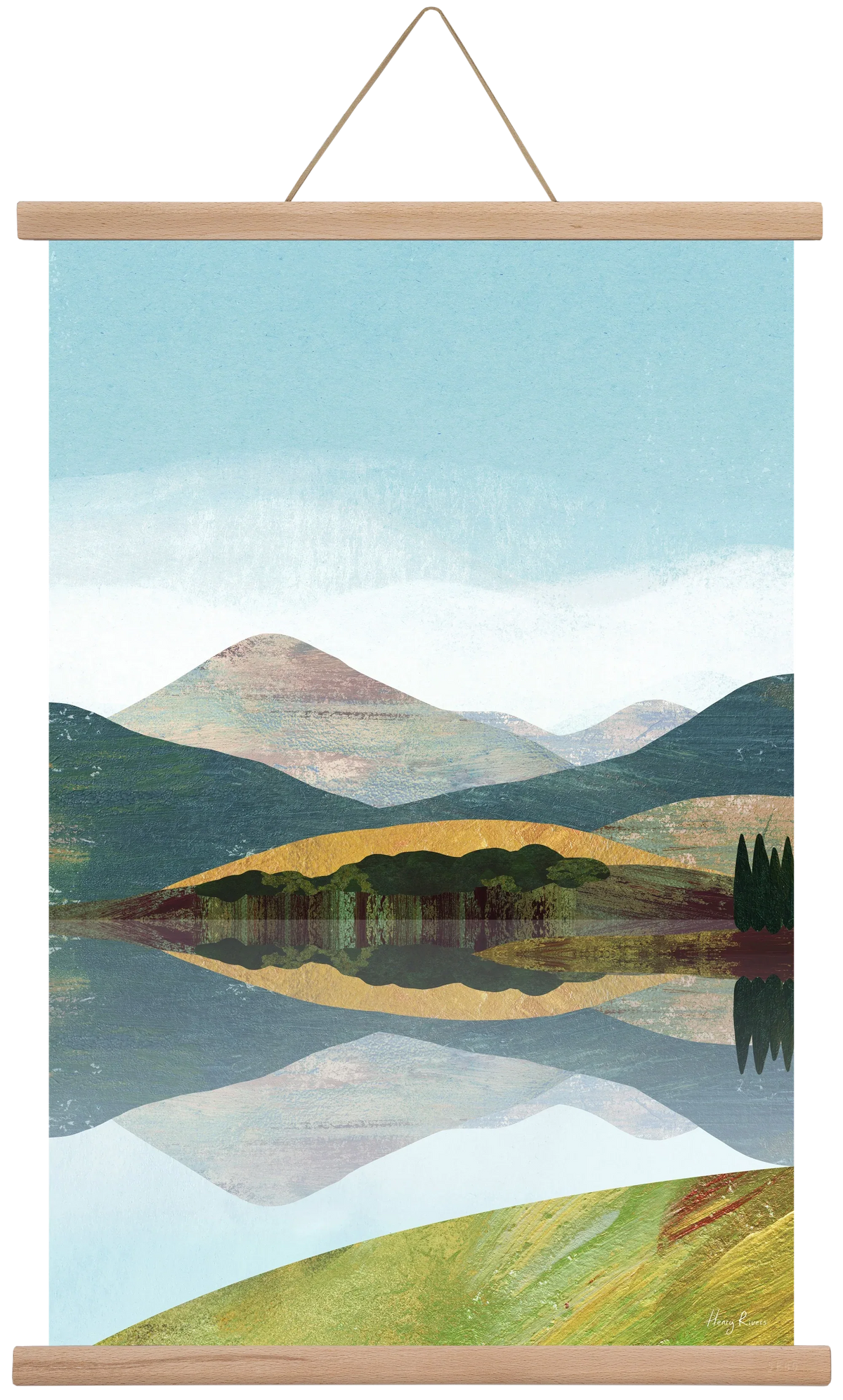 Mountain lake - artbridge
