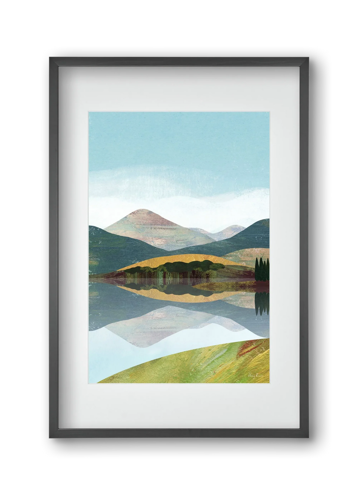 Mountain lake - artbridge