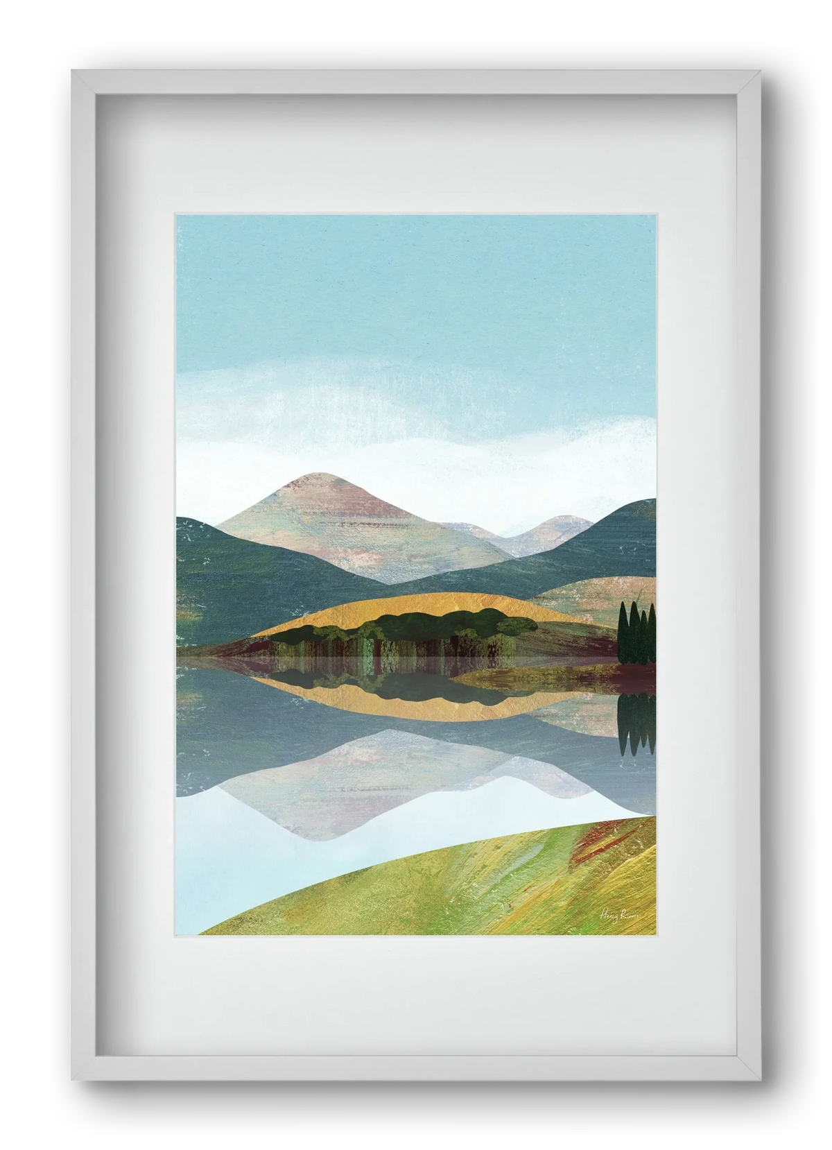 Mountain lake - artbridge
