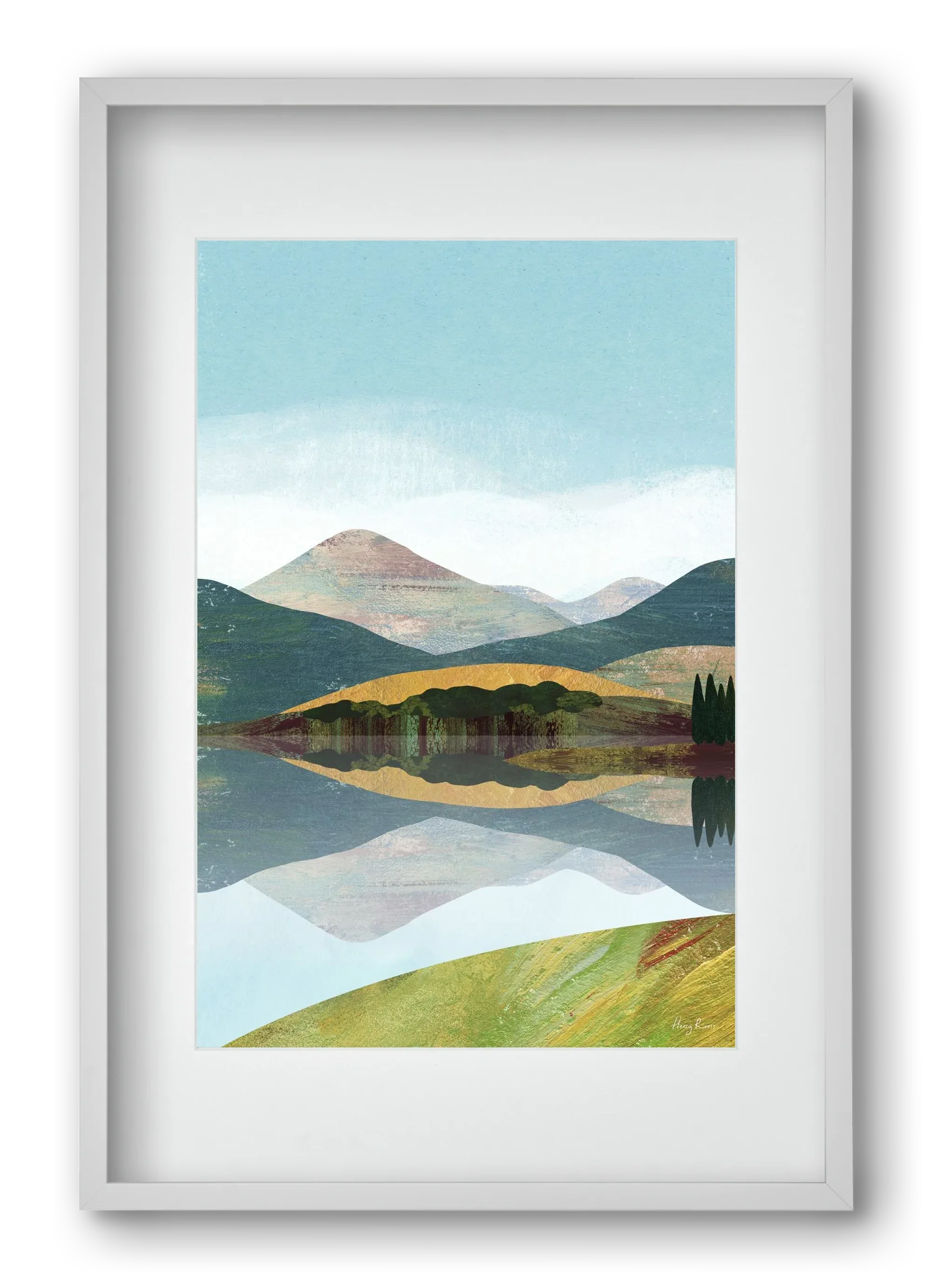 Mountain lake - artbridge