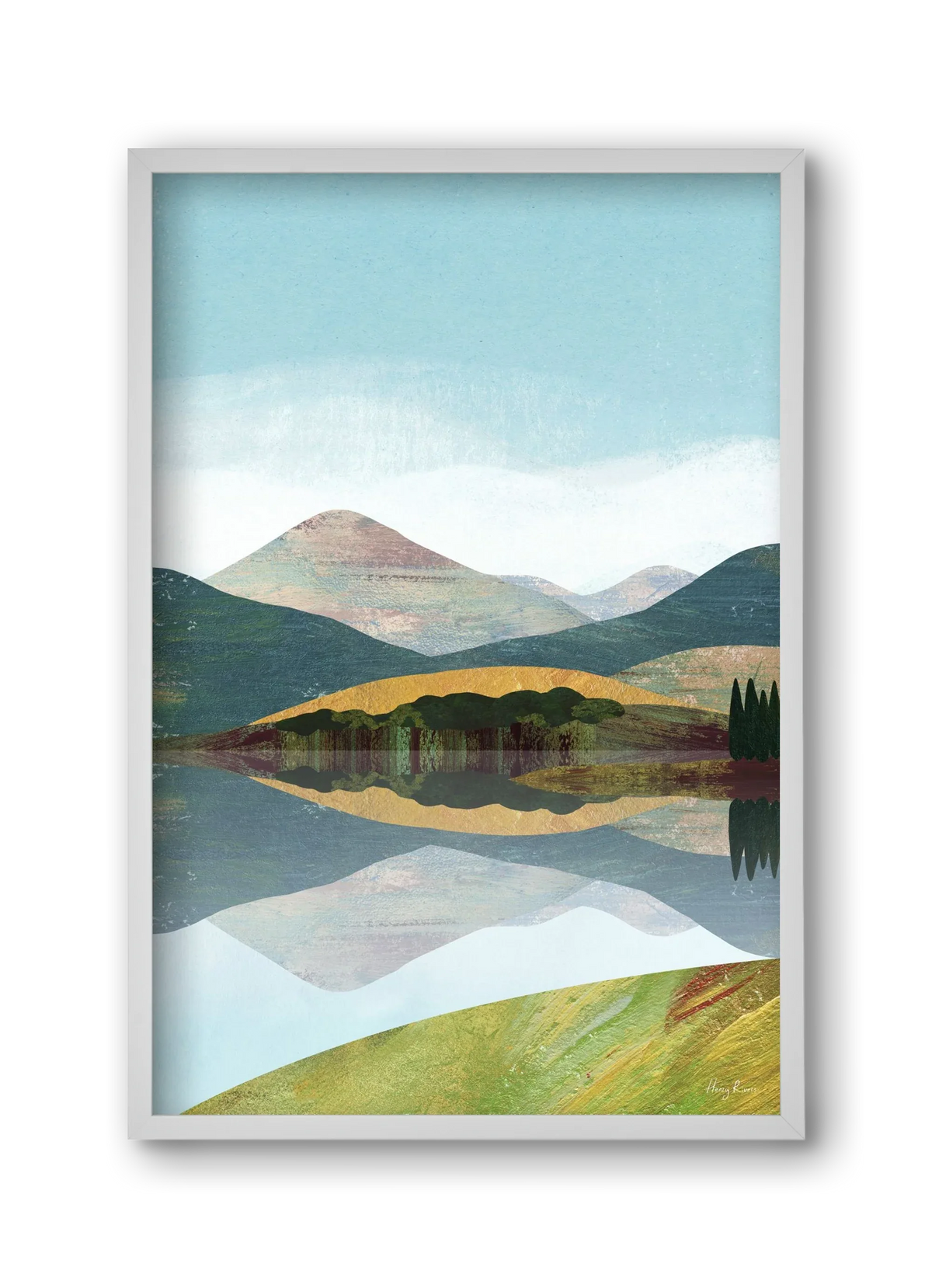 Mountain lake - artbridge