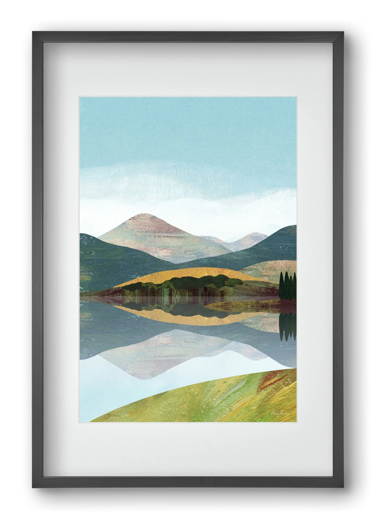 Mountain lake - artbridge