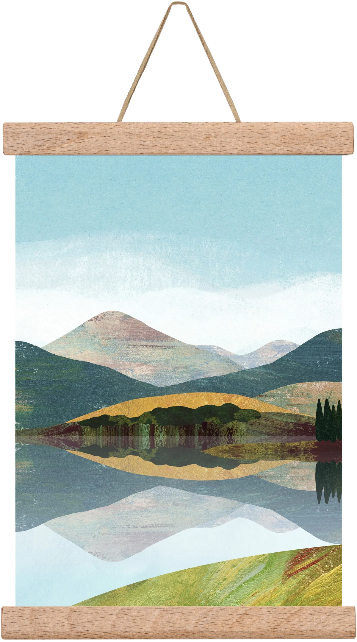 Mountain lake - artbridge