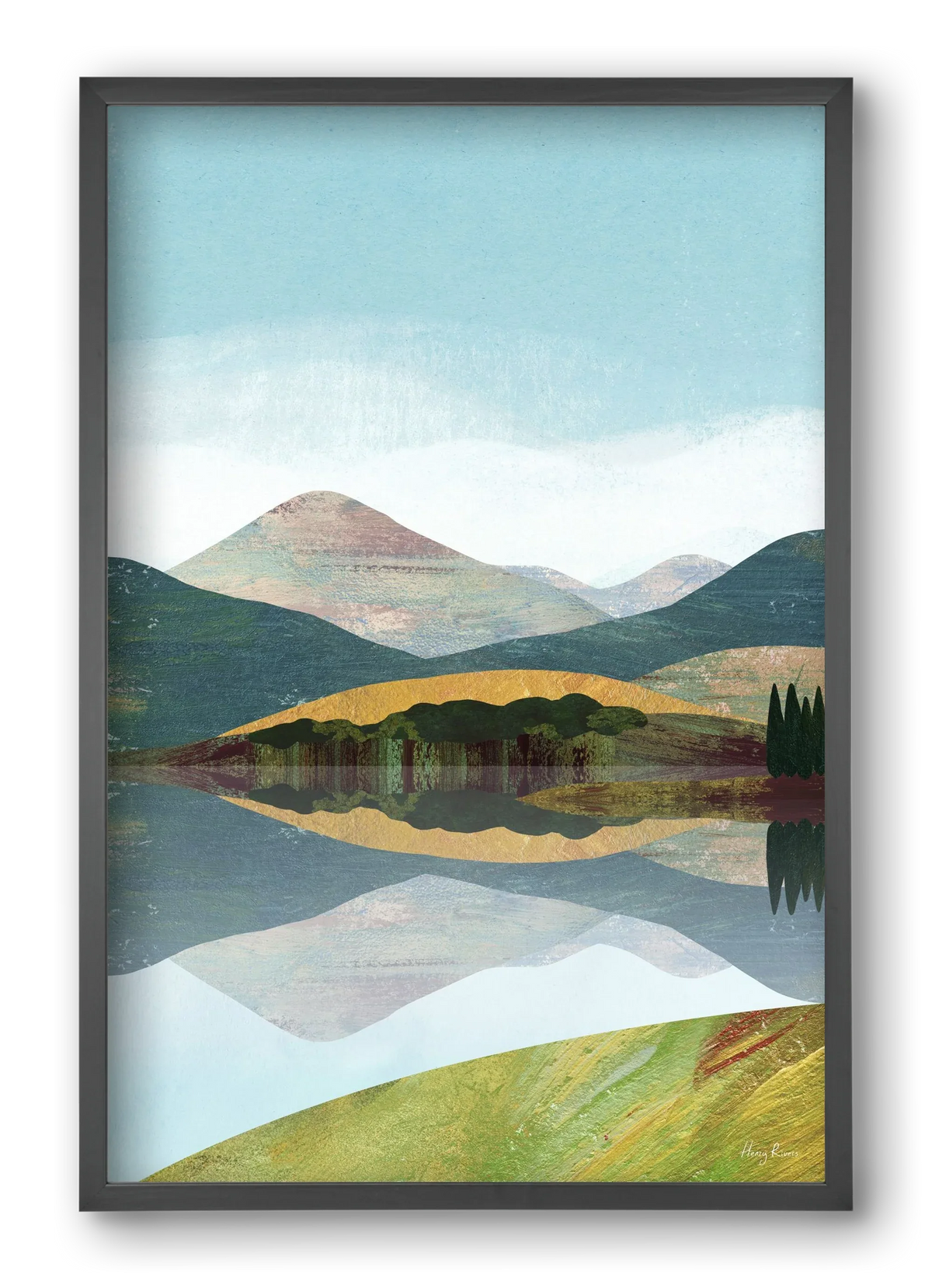 Mountain lake - artbridge