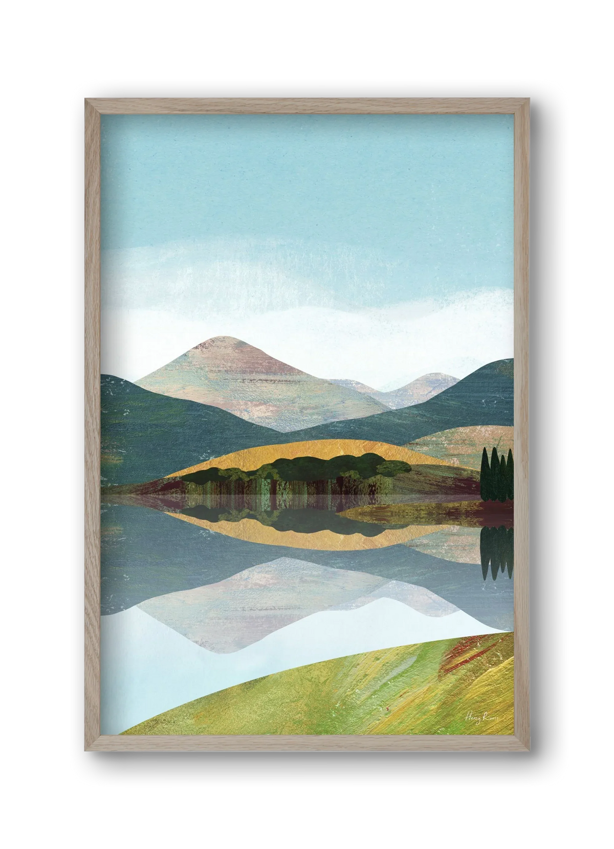 Mountain lake - artbridge