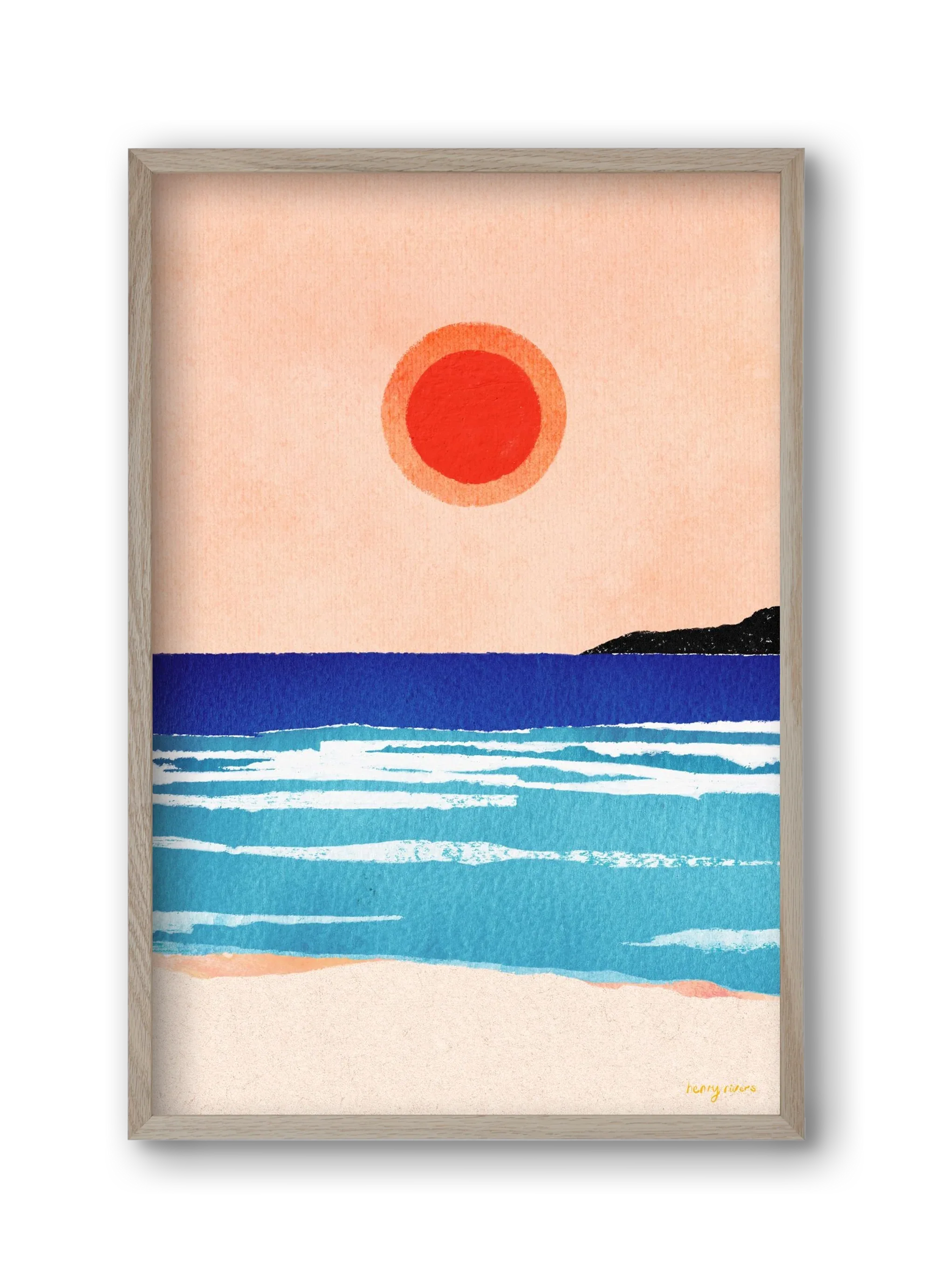 Ocean sunset - artbridge
