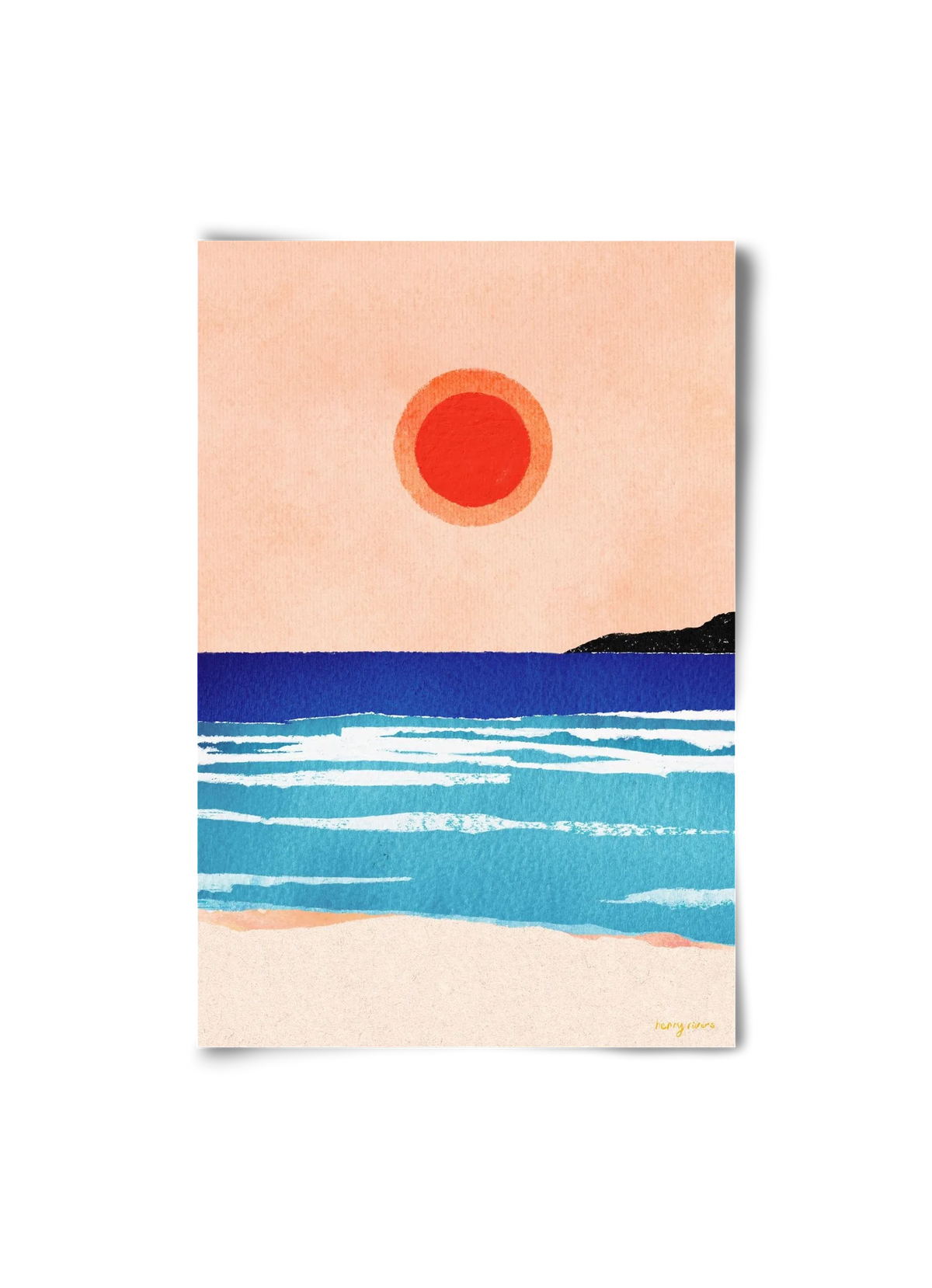Ocean sunset - artbridge