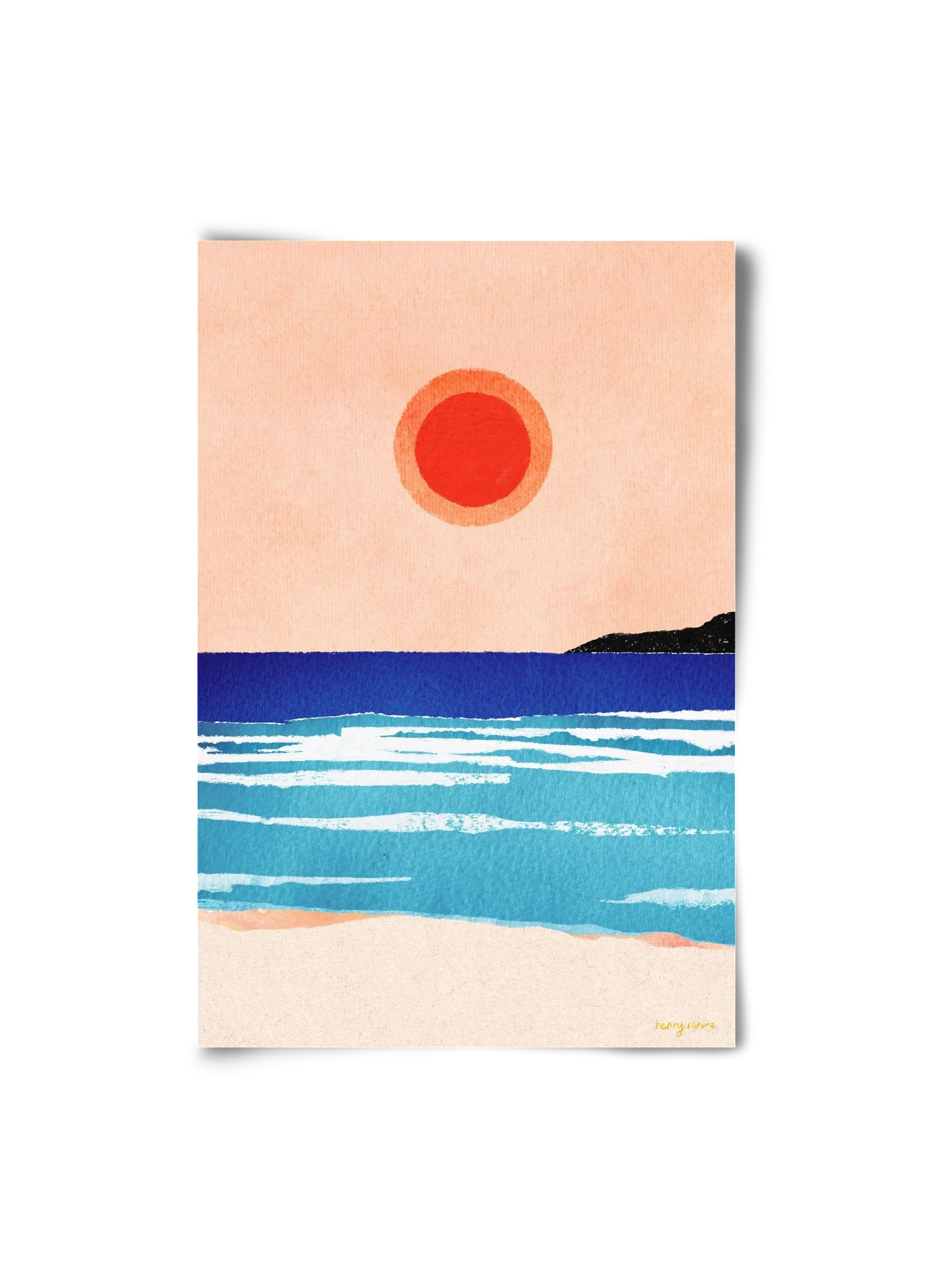 Ocean sunset - artbridge