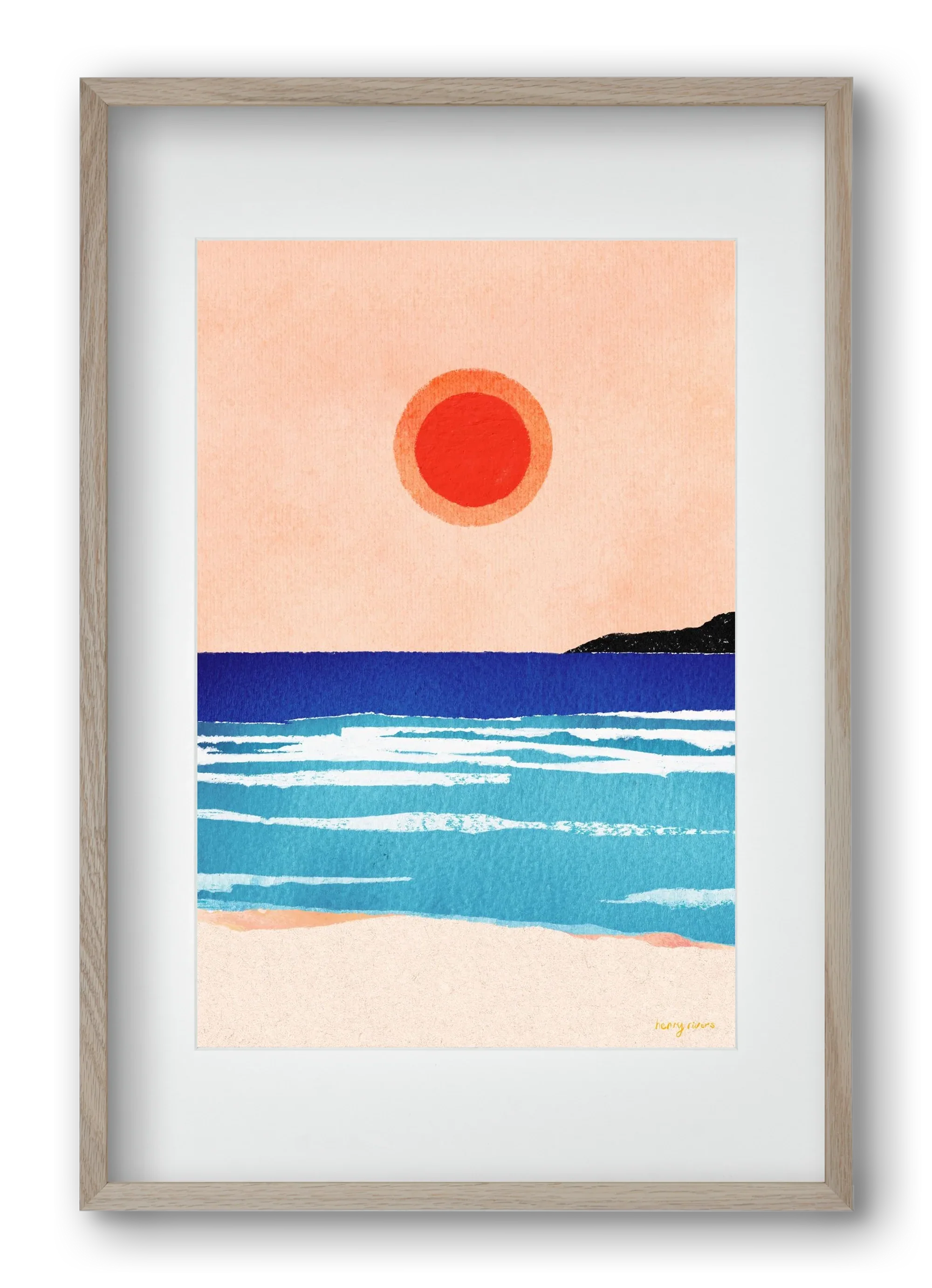 Ocean sunset - artbridge