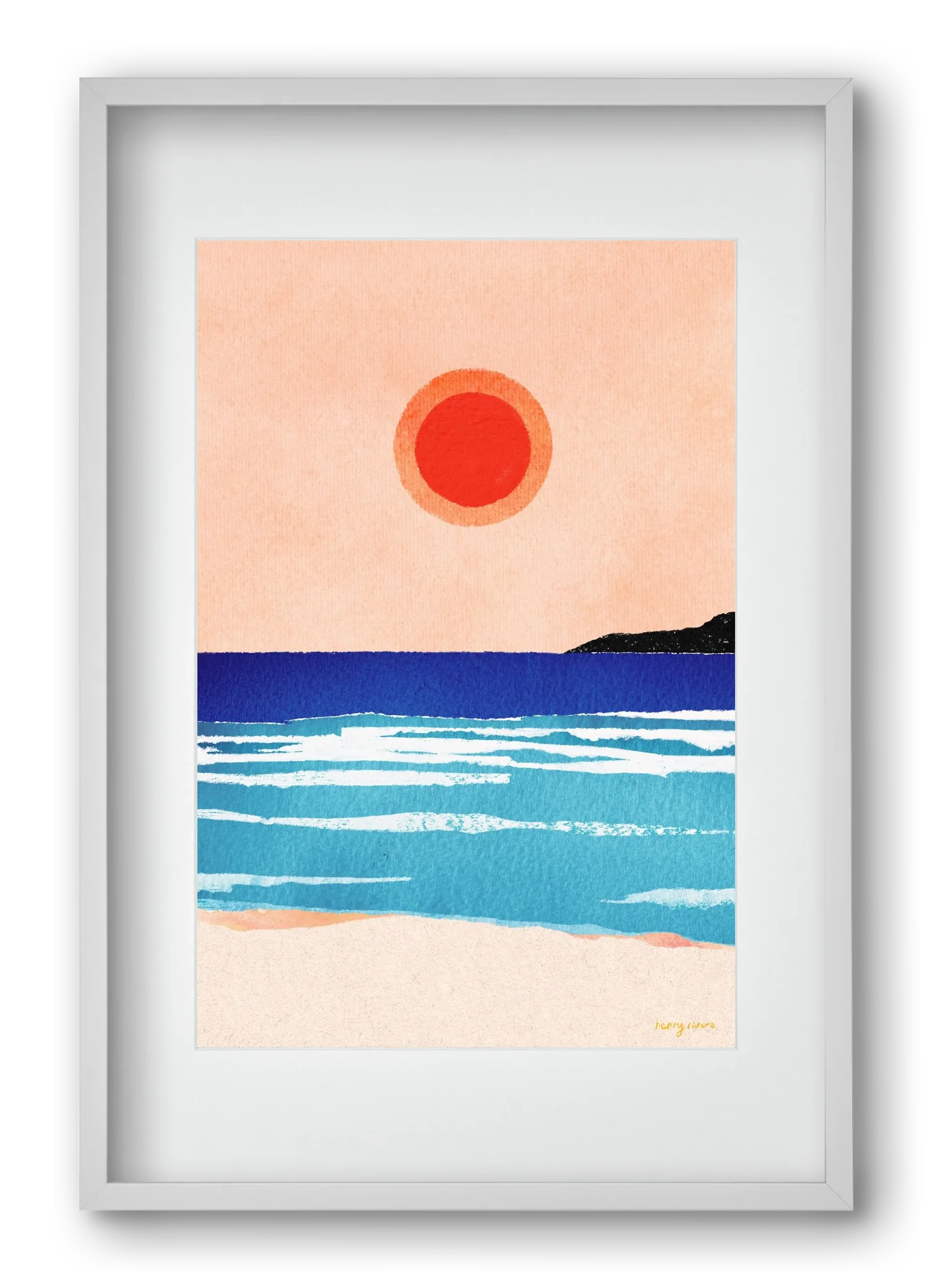 Ocean sunset - artbridge