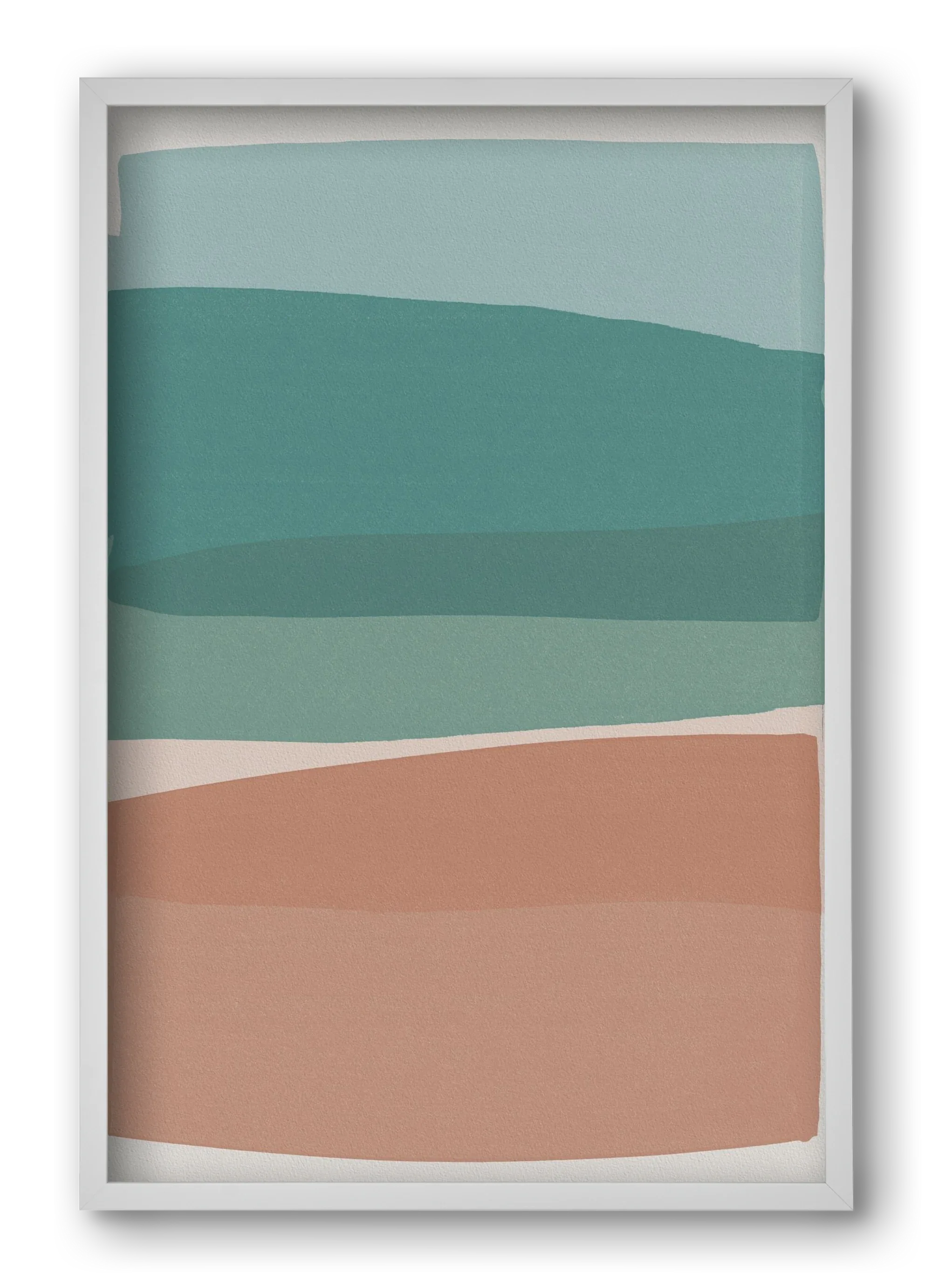 Modern Turquoise and Pink - artbridge