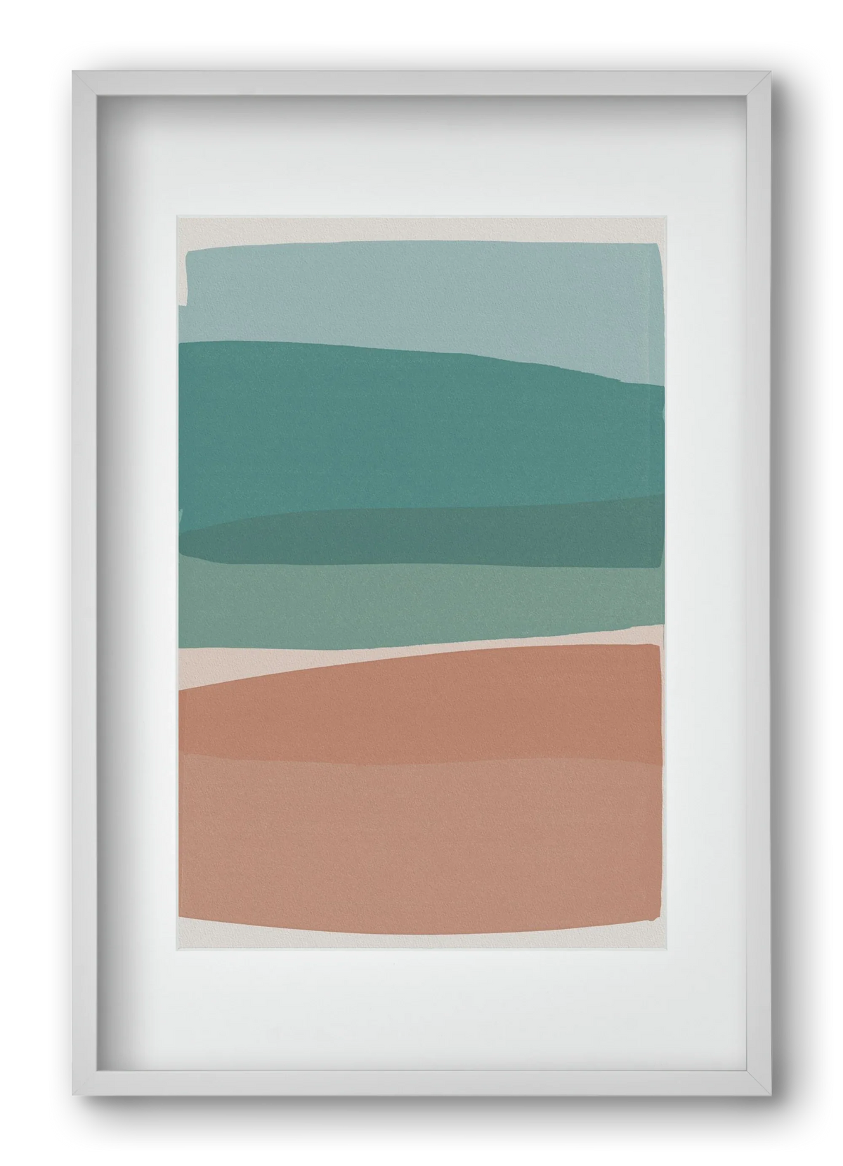 Modern Turquoise and Pink - artbridge