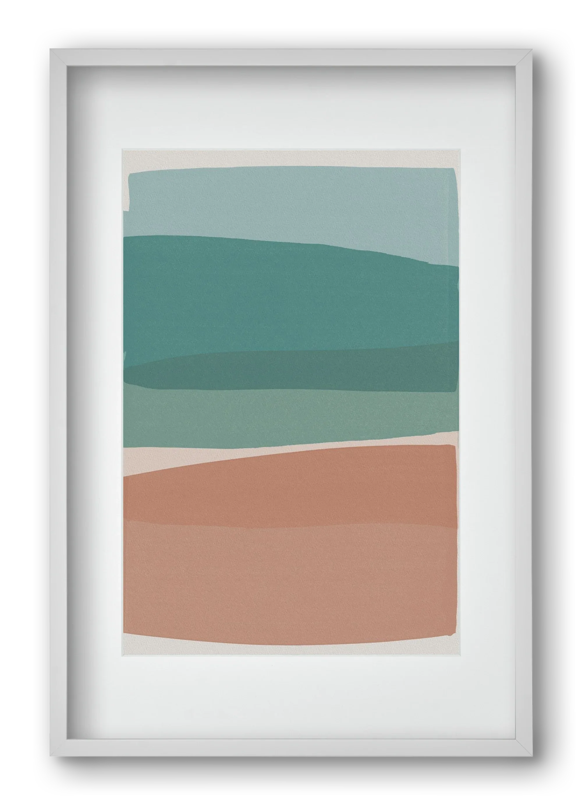 Modern Turquoise and Pink - artbridge