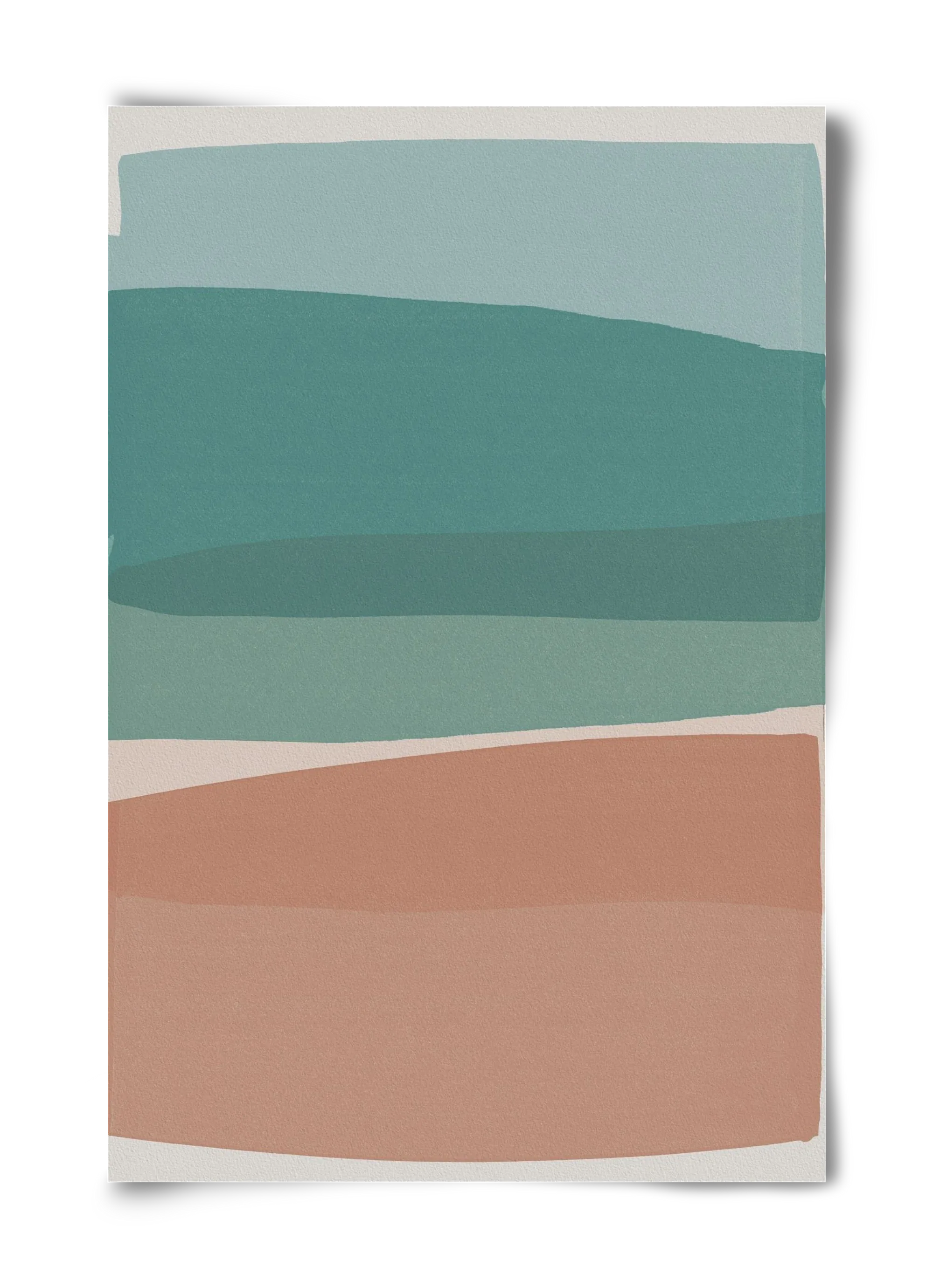 Modern Turquoise and Pink - artbridge