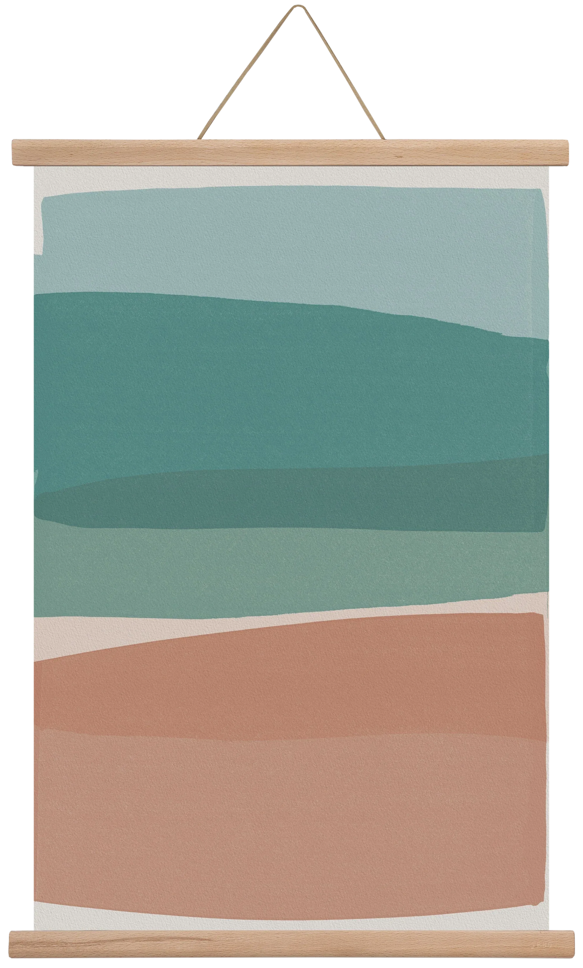 Modern Turquoise and Pink - artbridge