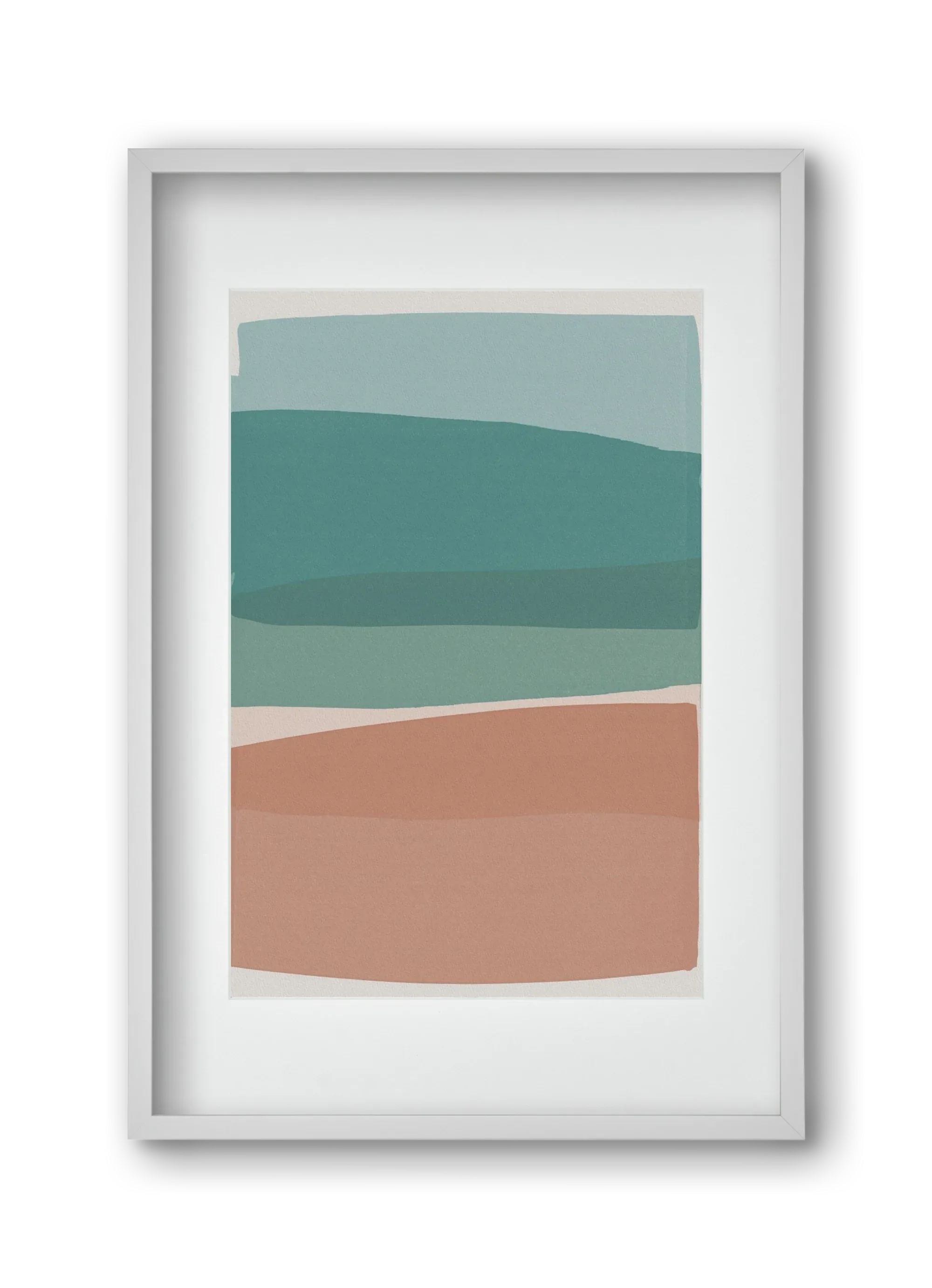 Modern Turquoise and Pink - artbridge