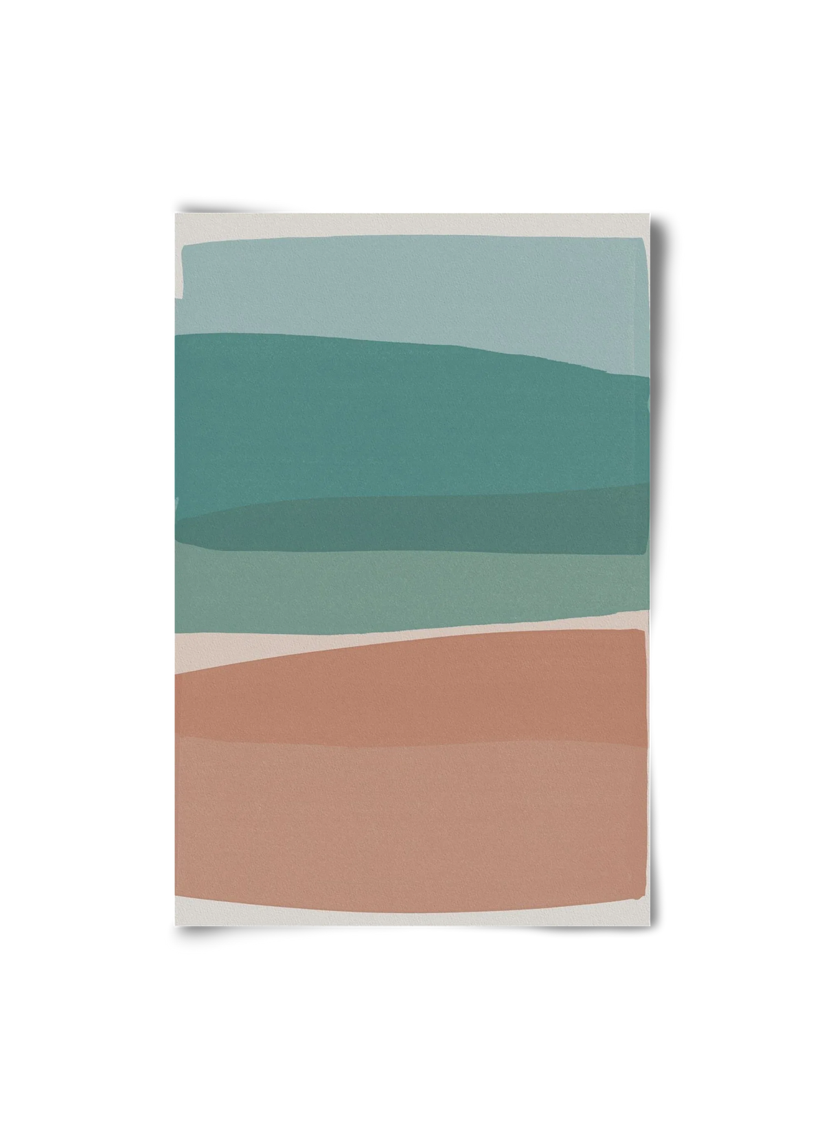 Modern Turquoise and Pink - artbridge