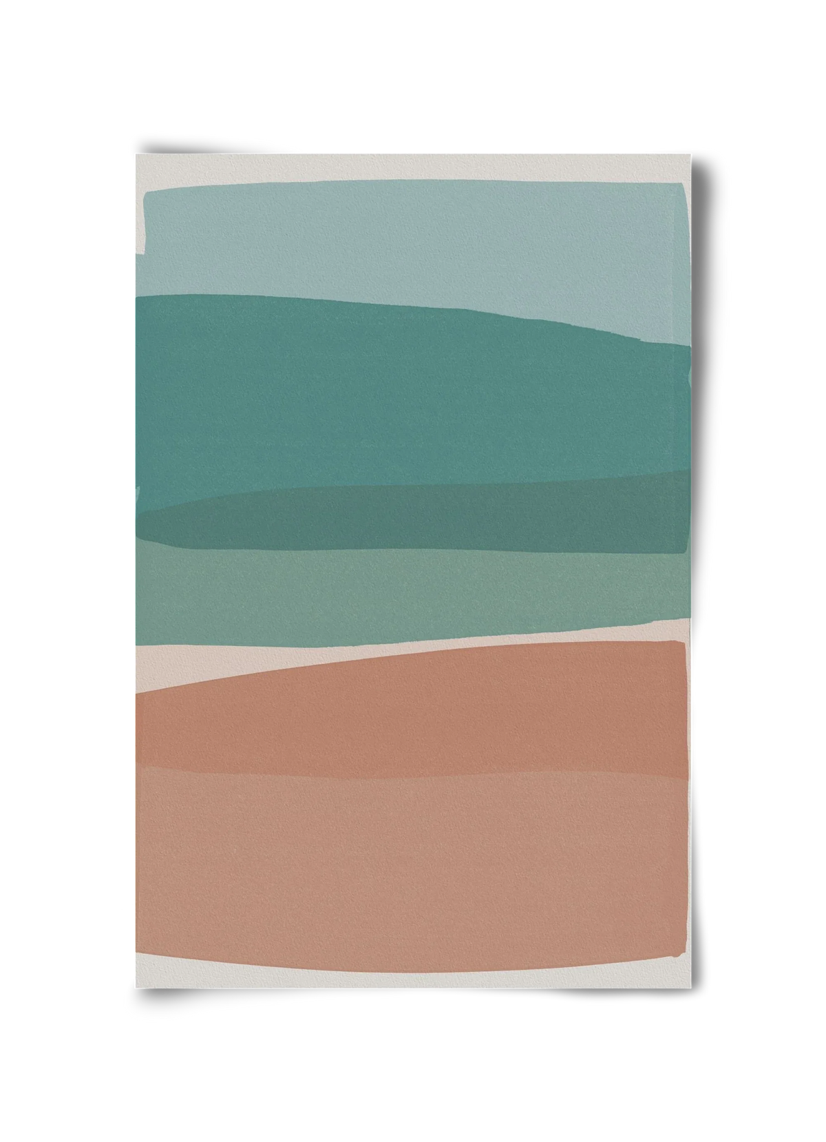 Modern Turquoise and Pink - artbridge