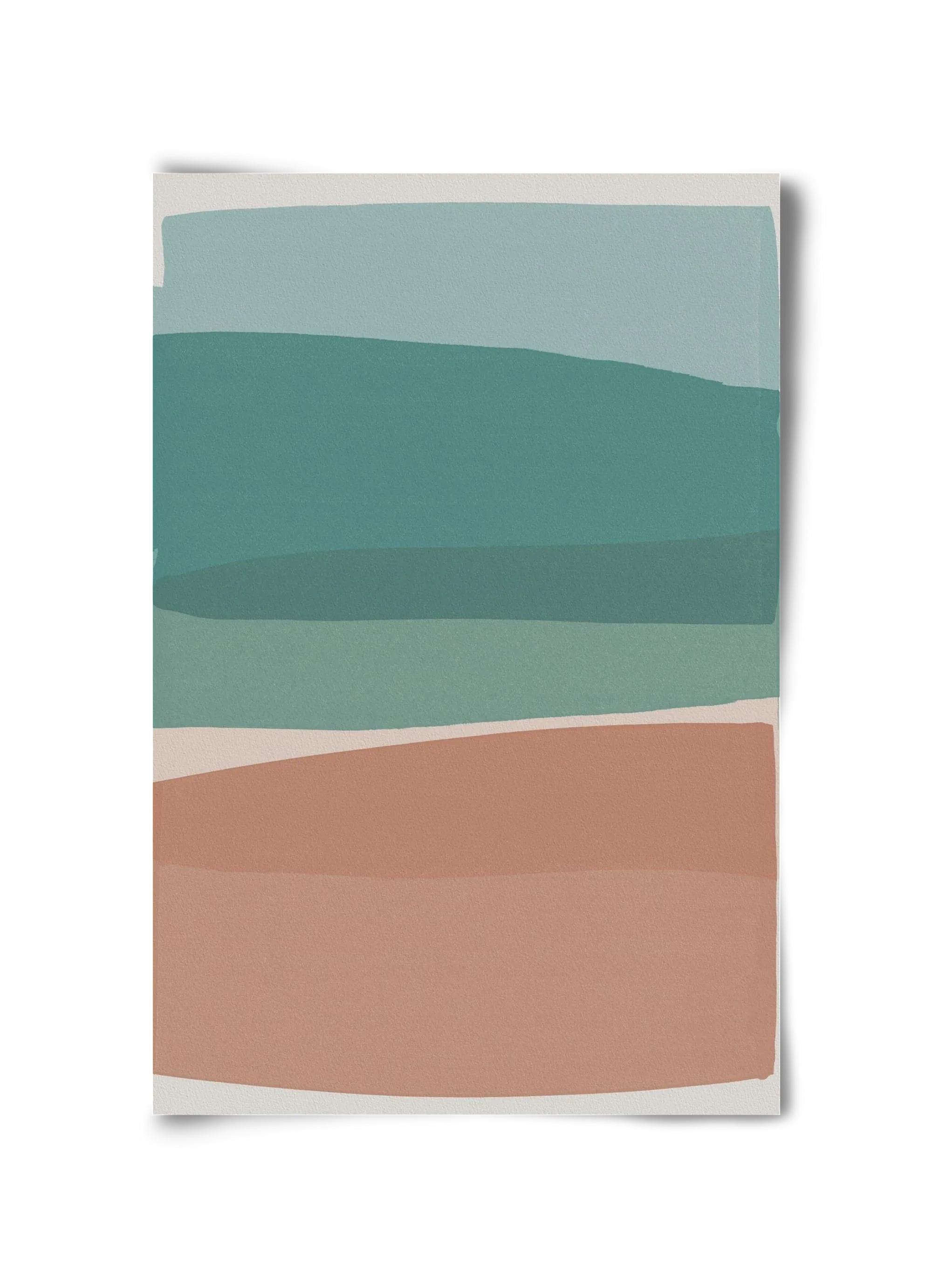 Modern Turquoise and Pink - artbridge