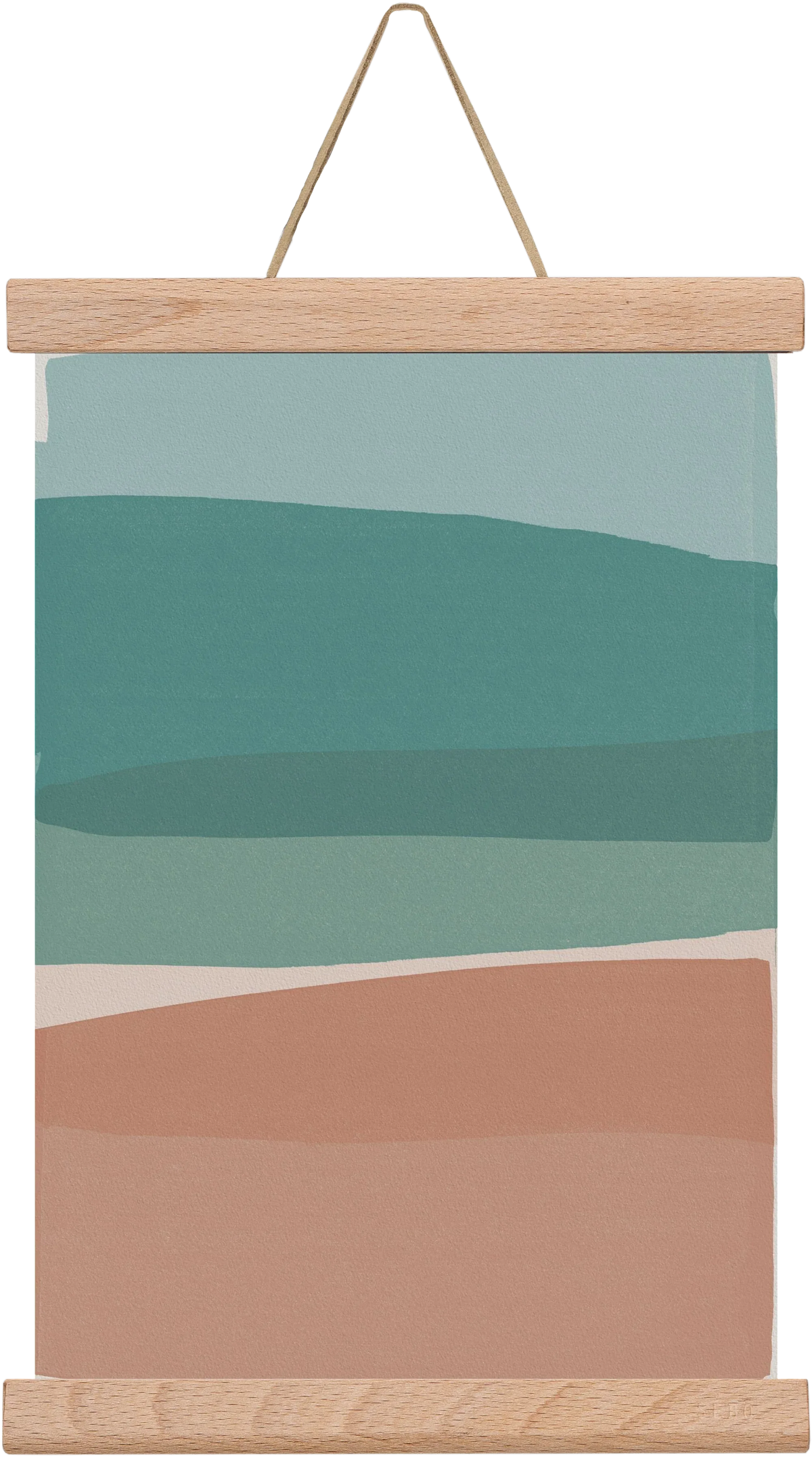 Modern Turquoise and Pink - artbridge