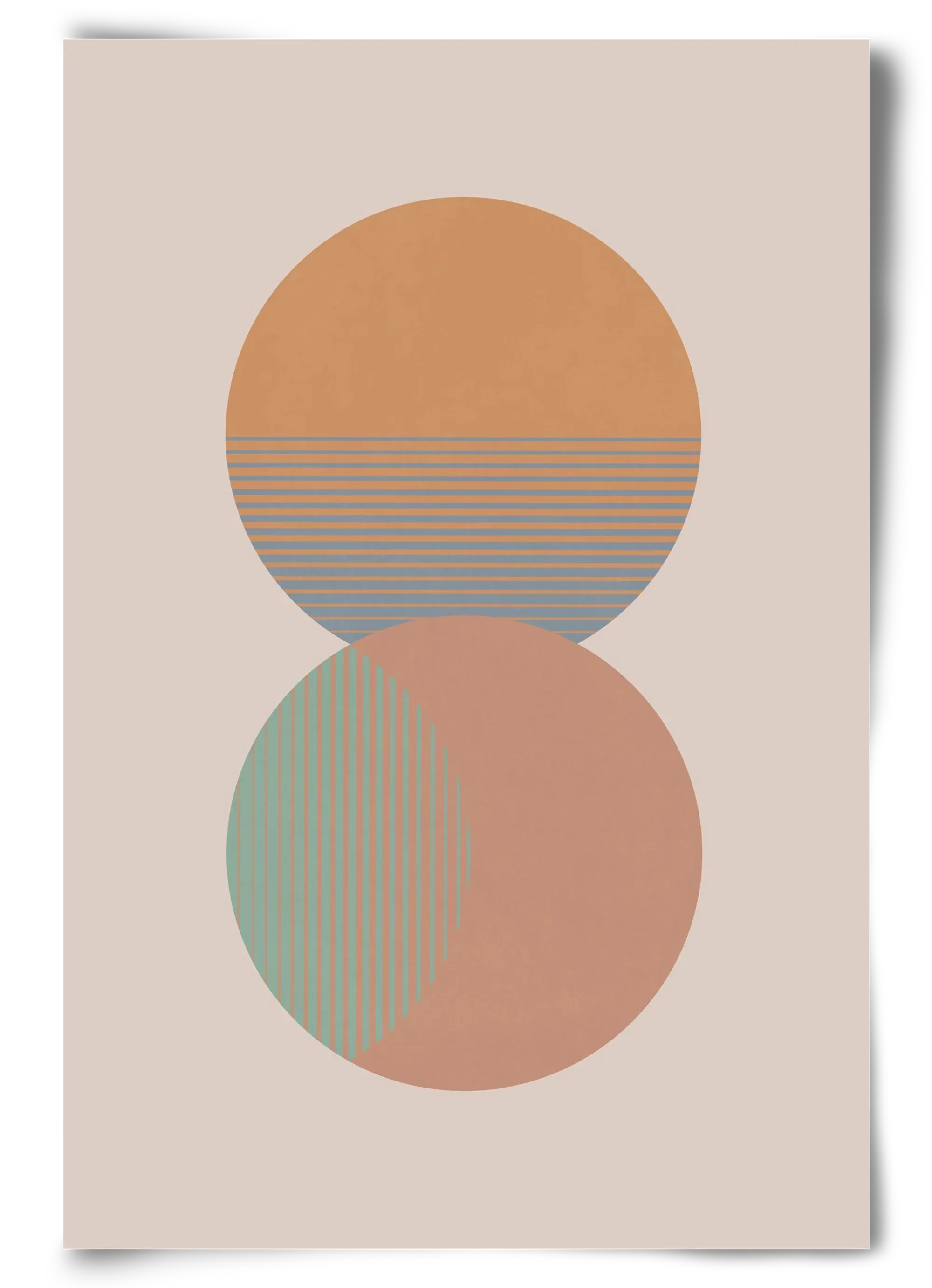 Circle Sun & Moon Colour - artbridge