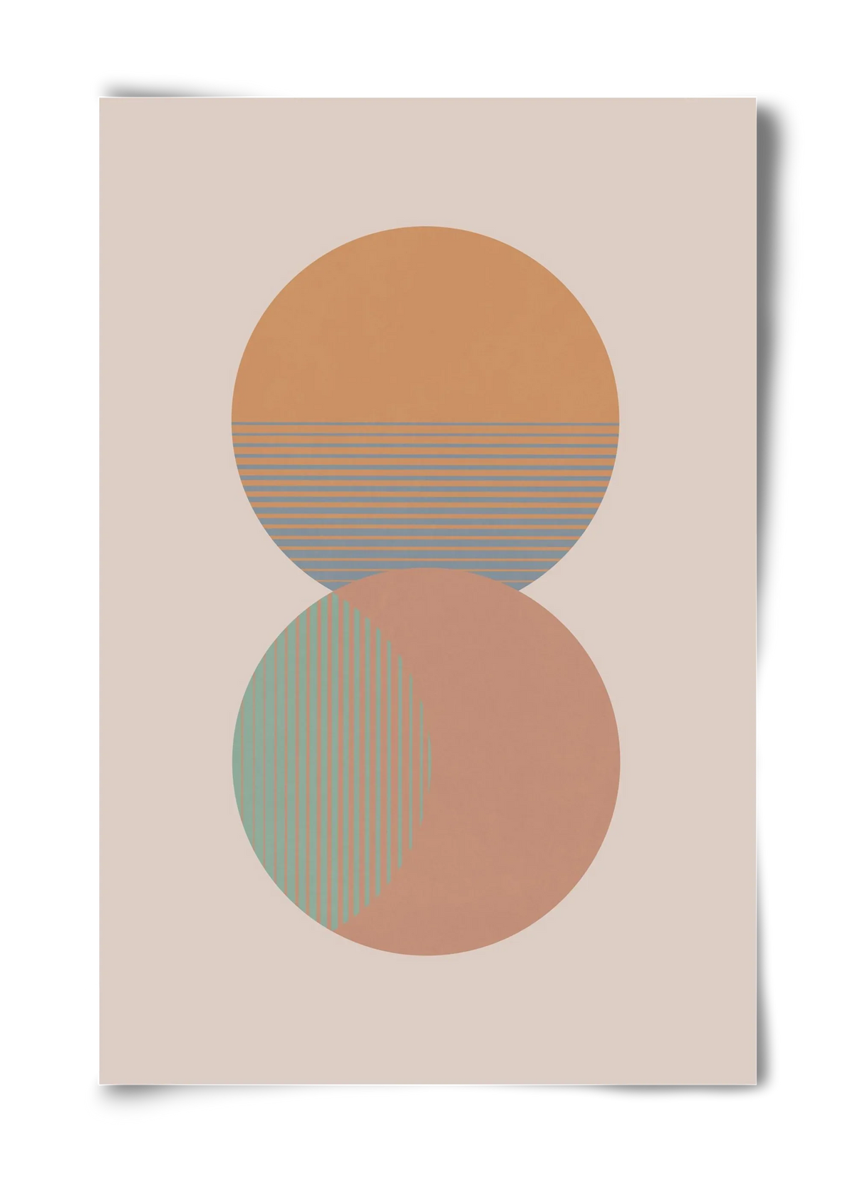 Circle Sun & Moon Colour - artbridge