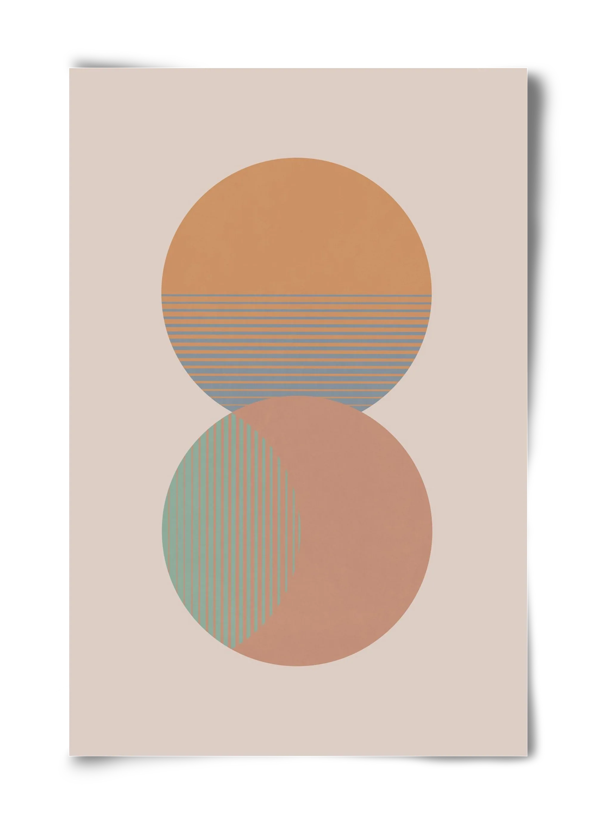 Circle Sun & Moon Colour - artbridge