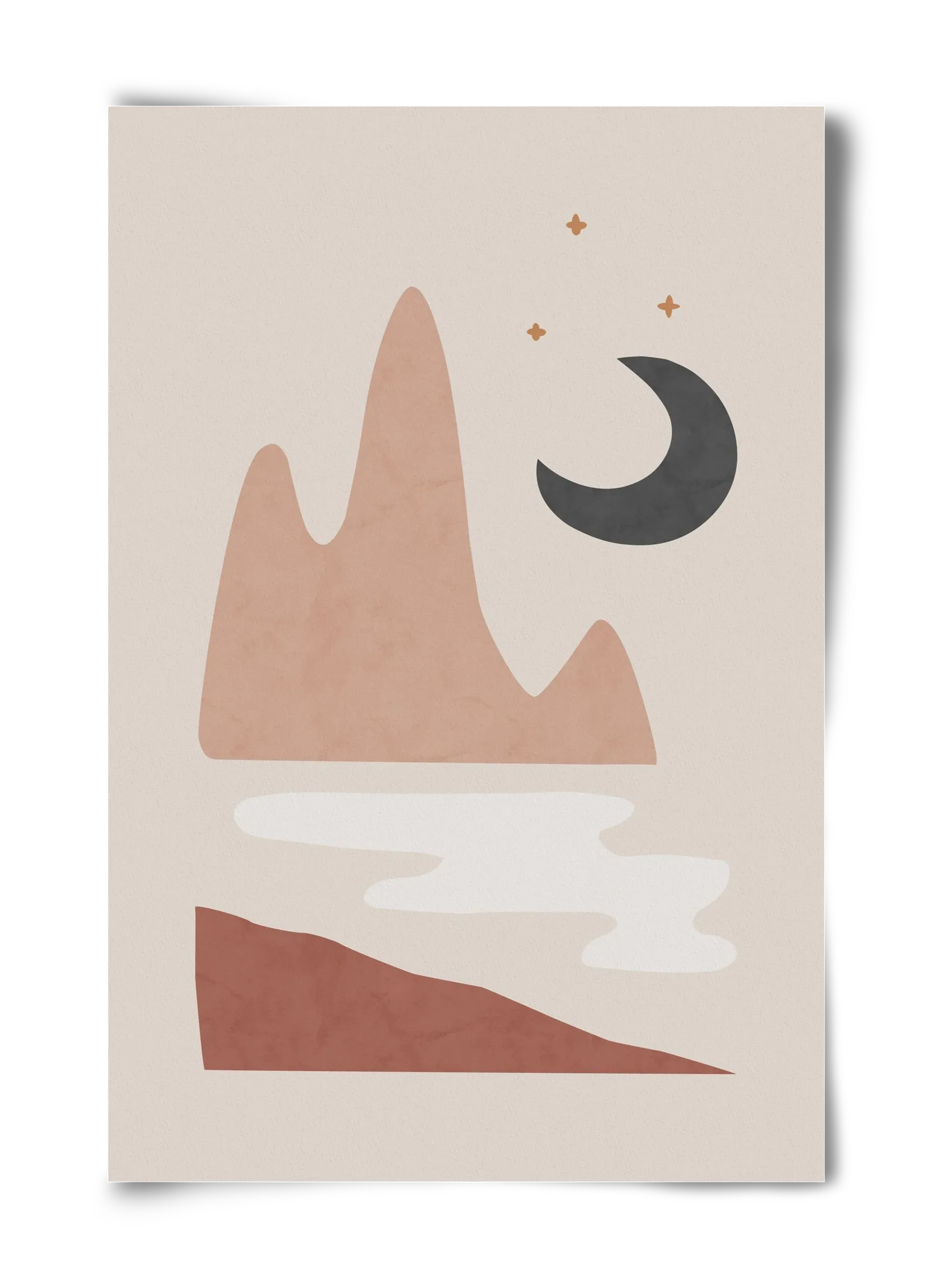 Landscape & Moon - artbridge