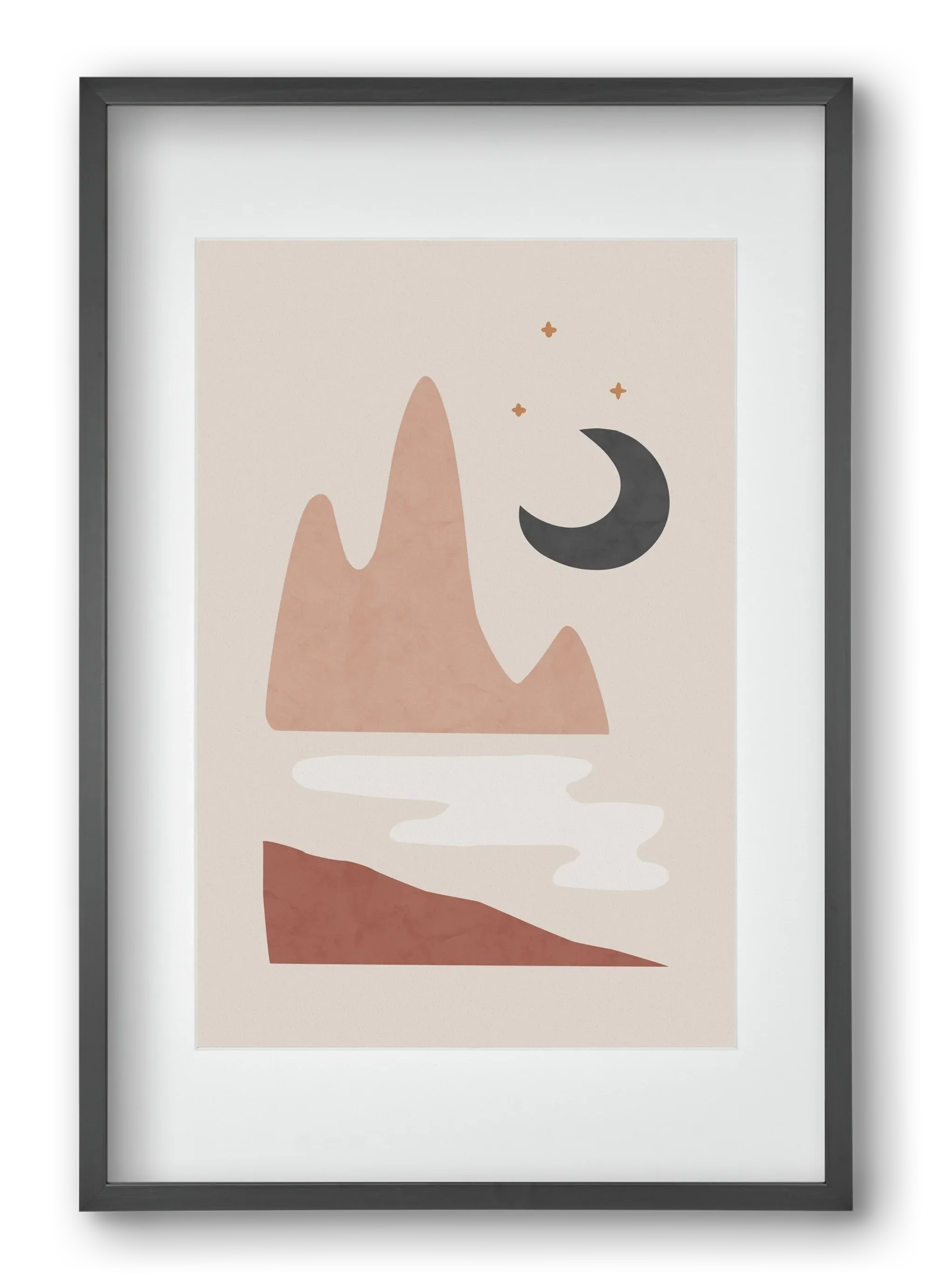 Landscape & Moon - artbridge