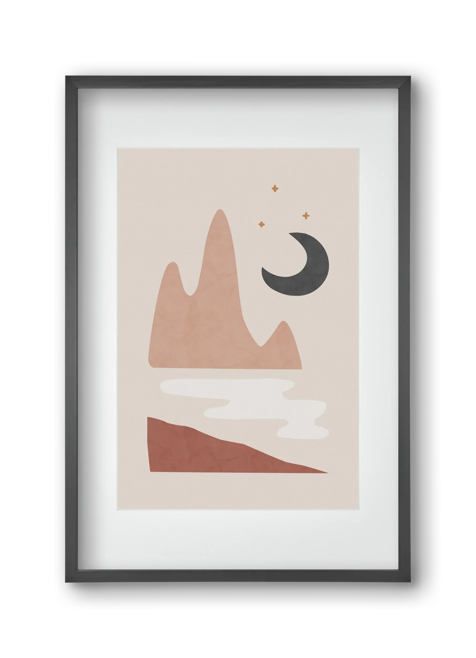 Landscape & Moon - artbridge