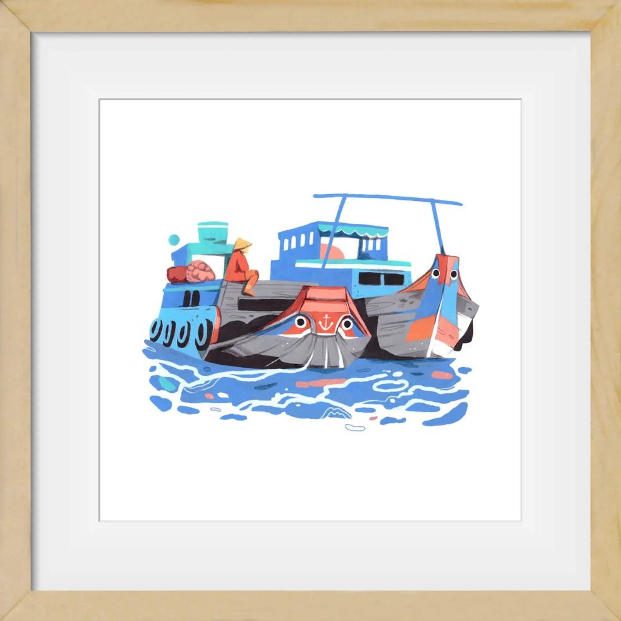 Cai Rang floating market - artbridge