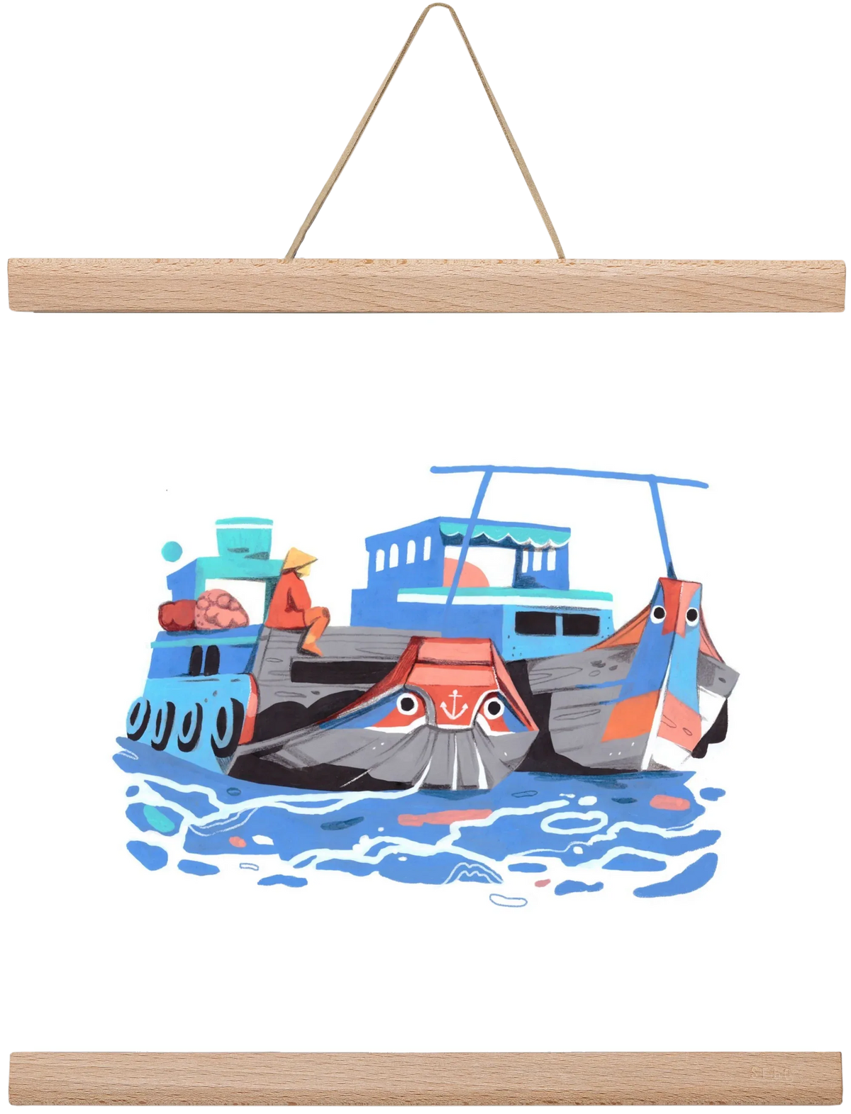 Cai Rang floating market - artbridge